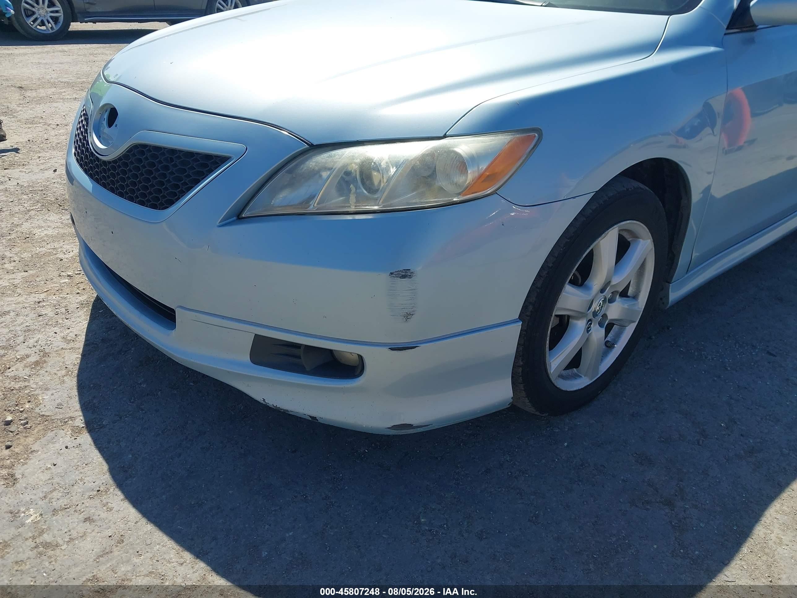 2009 Toyota Camry Se Light Blue vin: 4T1BE46K89U857985