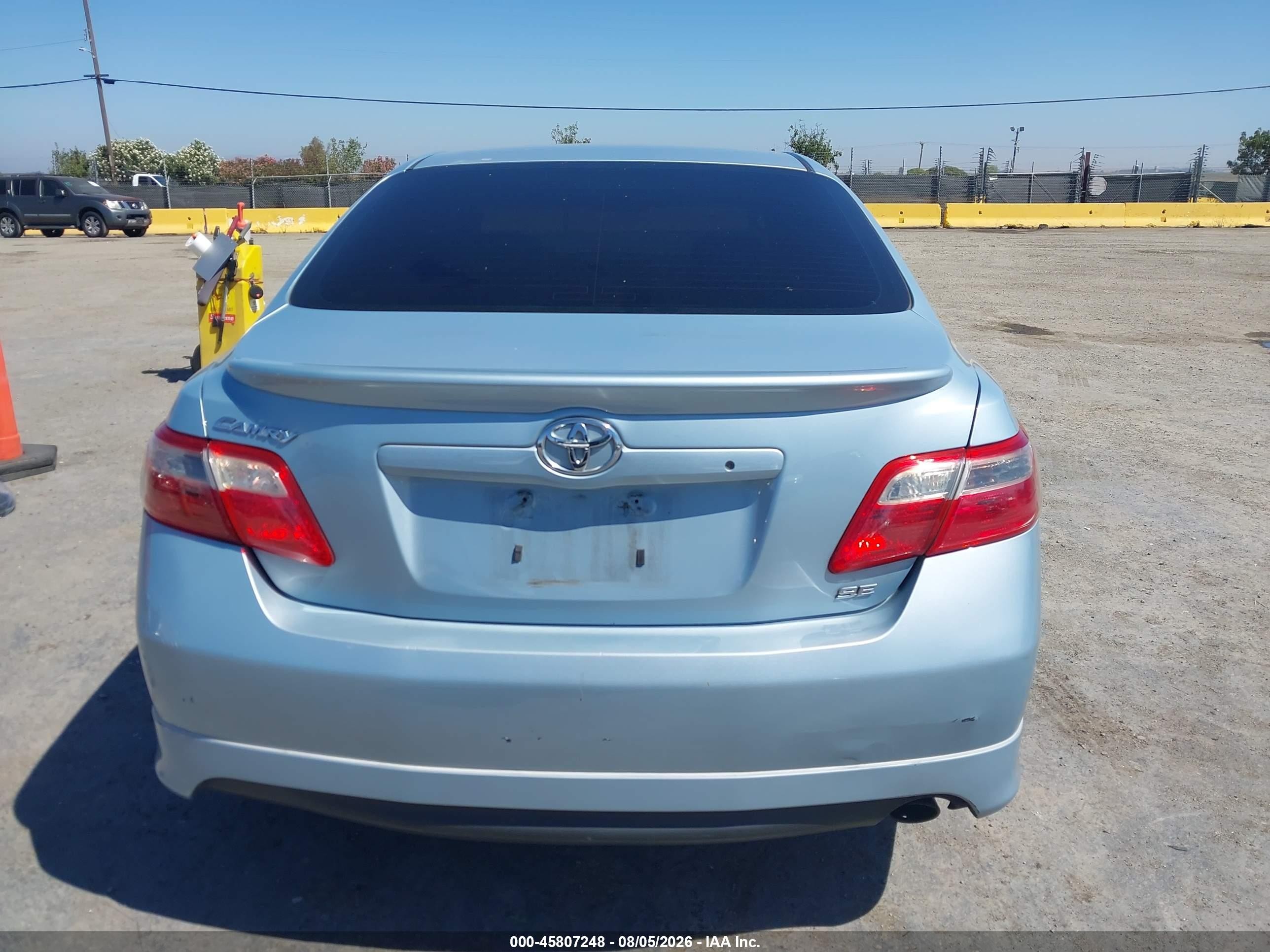 2009 Toyota Camry Se Light Blue vin: 4T1BE46K89U857985