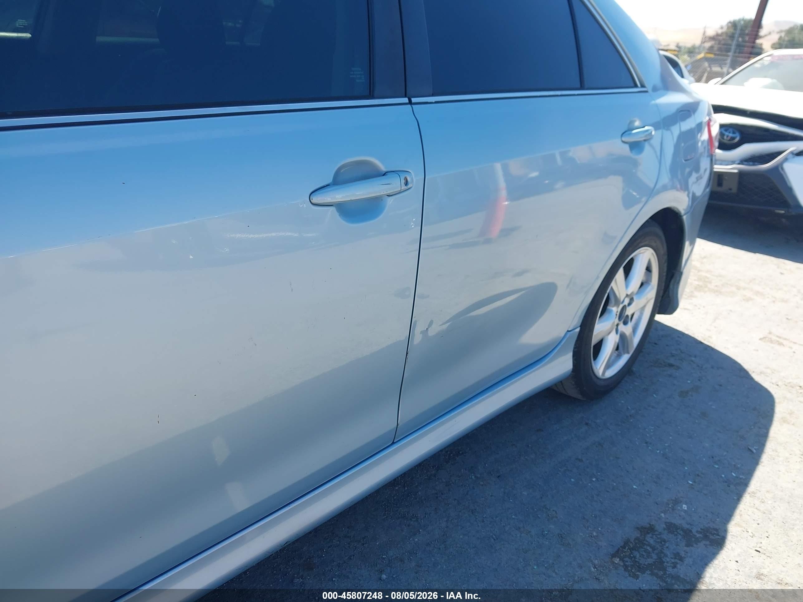 2009 Toyota Camry Se Light Blue vin: 4T1BE46K89U857985