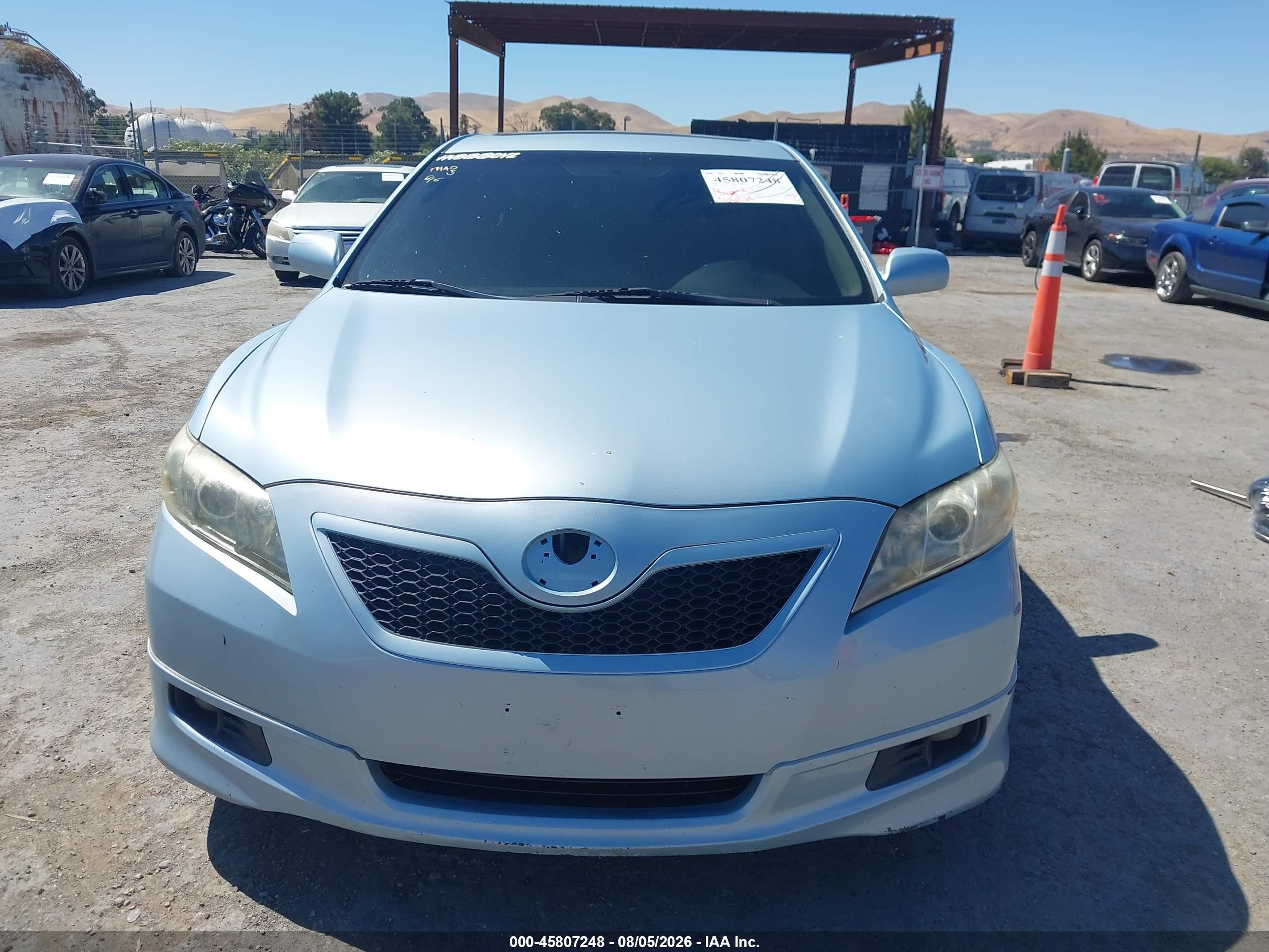 2009 Toyota Camry Se Light Blue vin: 4T1BE46K89U857985