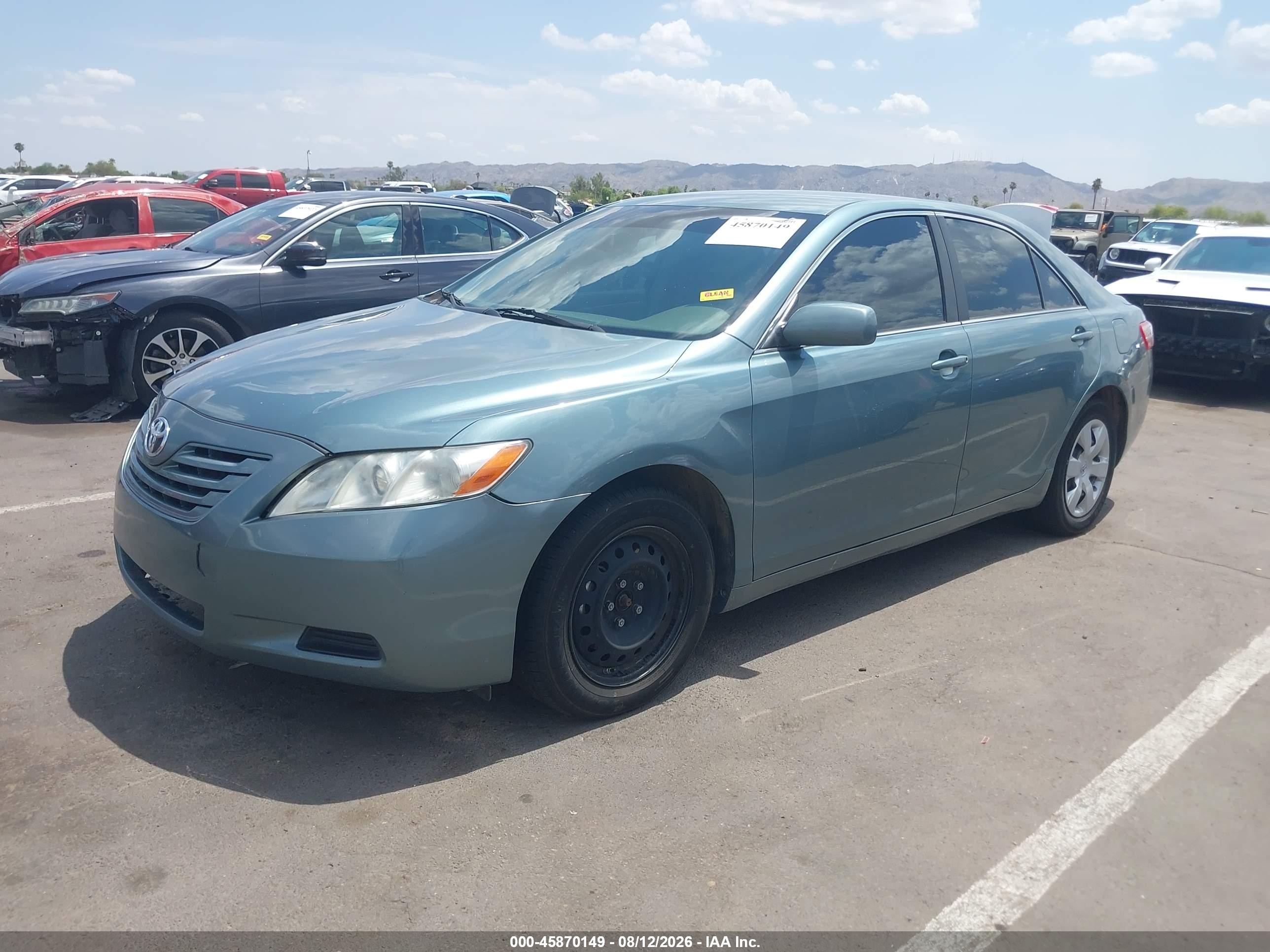 2009 Toyota Camry Le Синий vin: 4T1BE46K89U867335