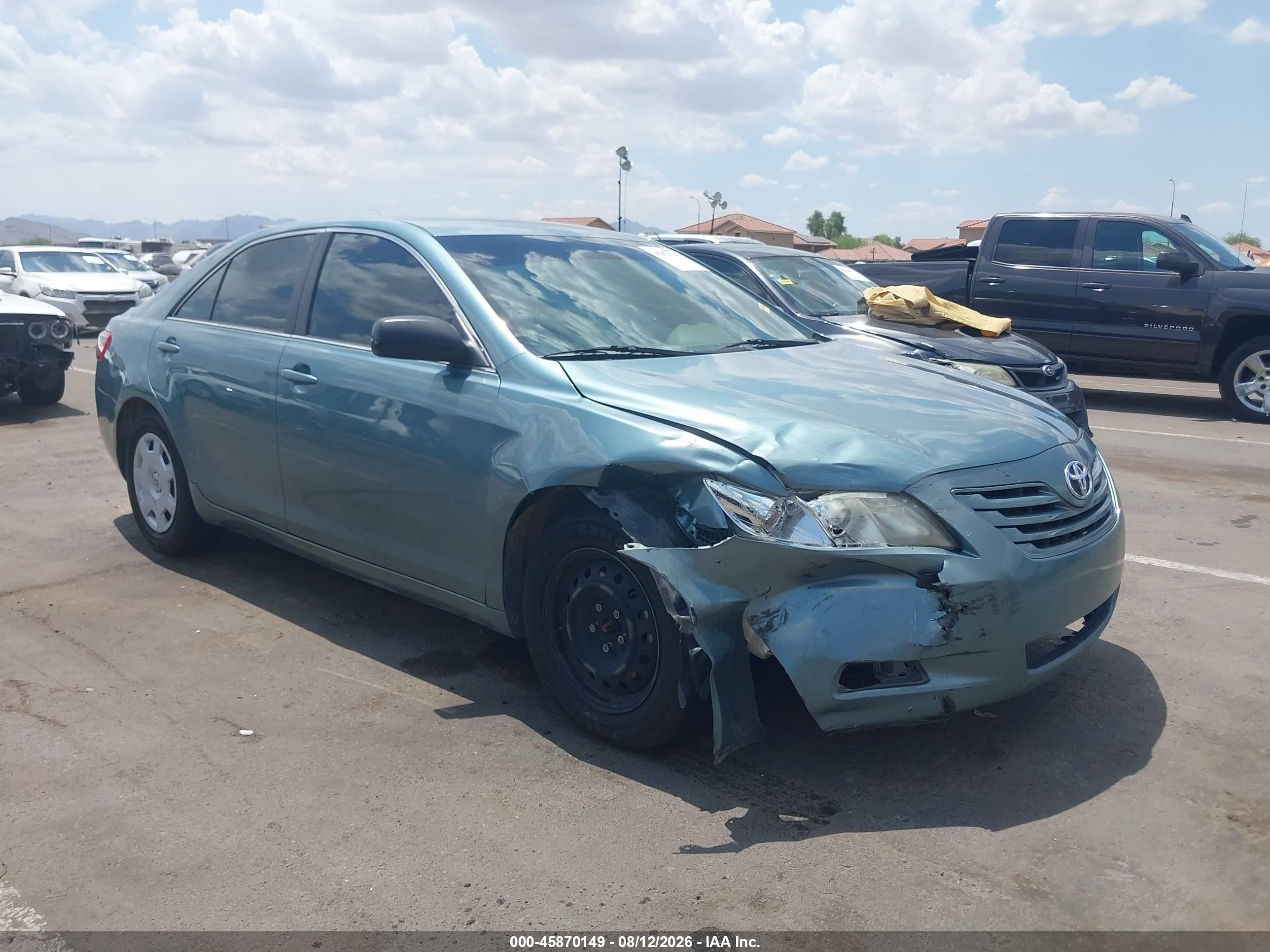 2009 Toyota Camry Le Blue vin: 4T1BE46K89U867335