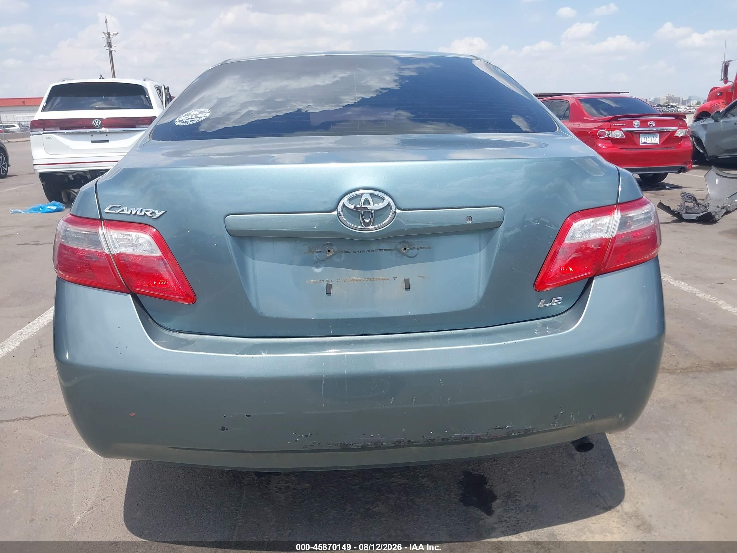 2009 Toyota Camry Le Синий vin: 4T1BE46K89U867335