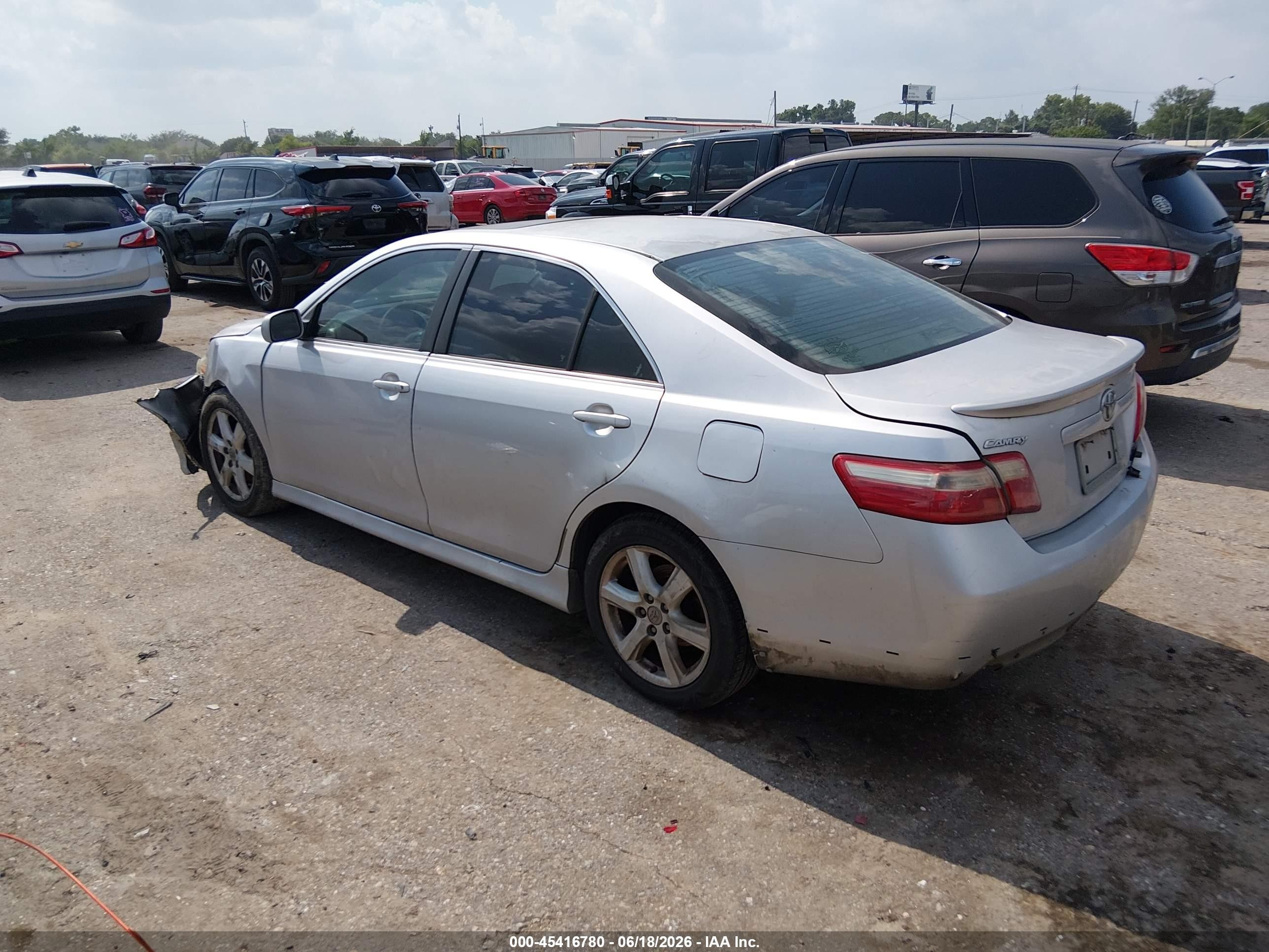 2009 Toyota Camry Se Silver vin: 4T1BE46K89U878111