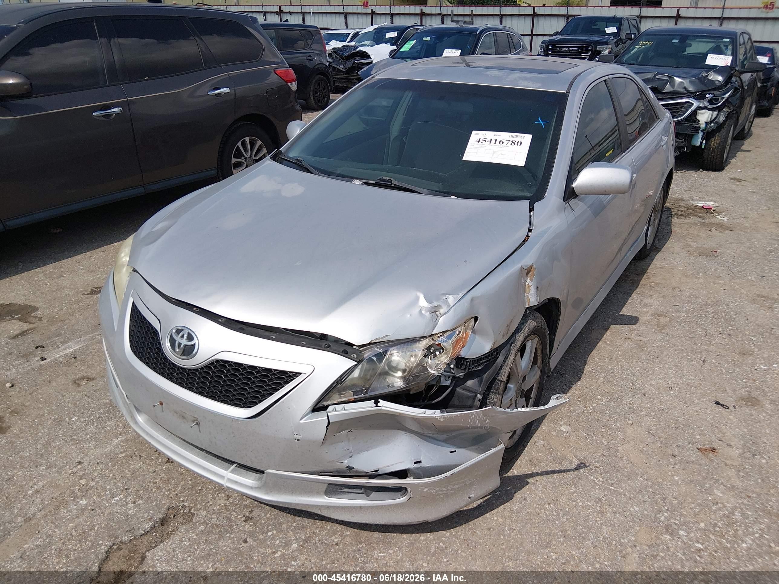 2009 Toyota Camry Se Silver vin: 4T1BE46K89U878111