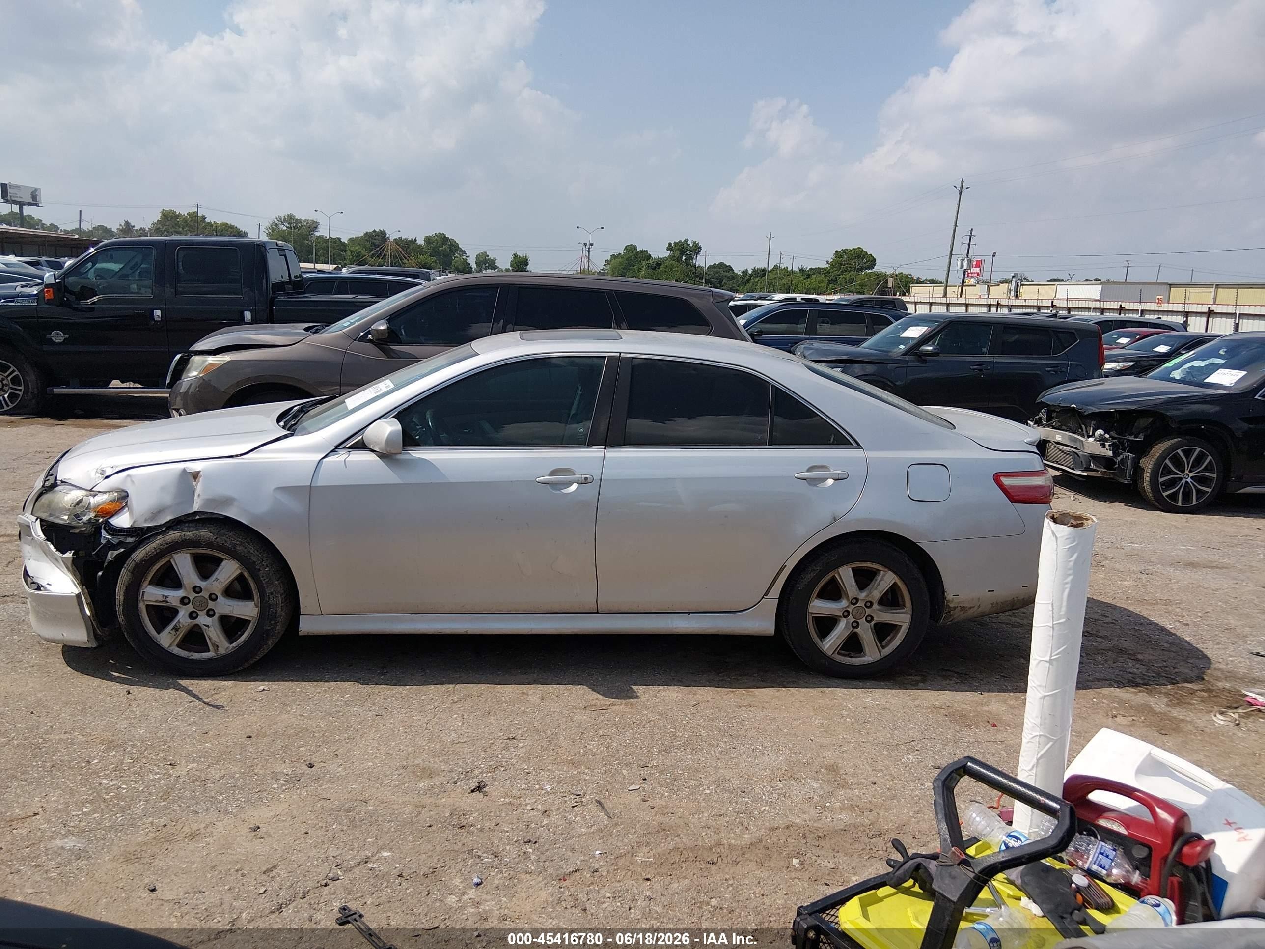 2009 Toyota Camry Se Silver vin: 4T1BE46K89U878111