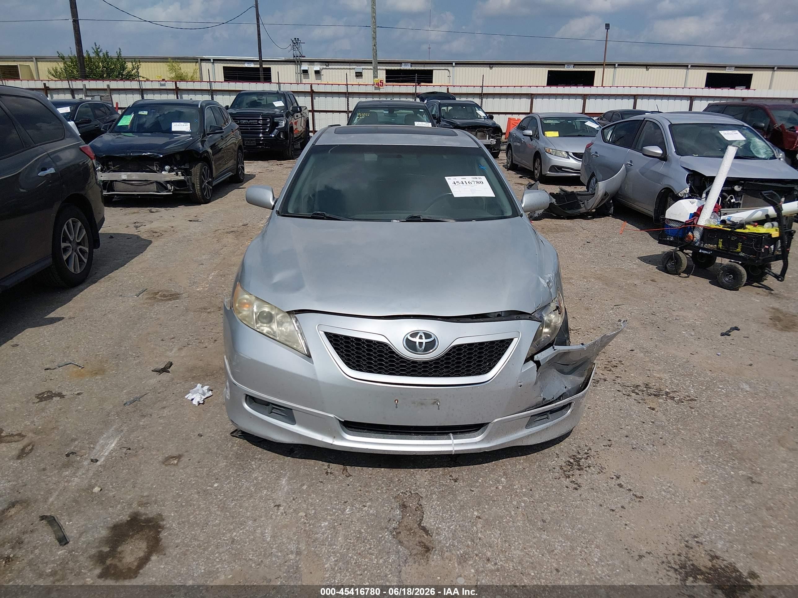 2009 Toyota Camry Se Silver vin: 4T1BE46K89U878111