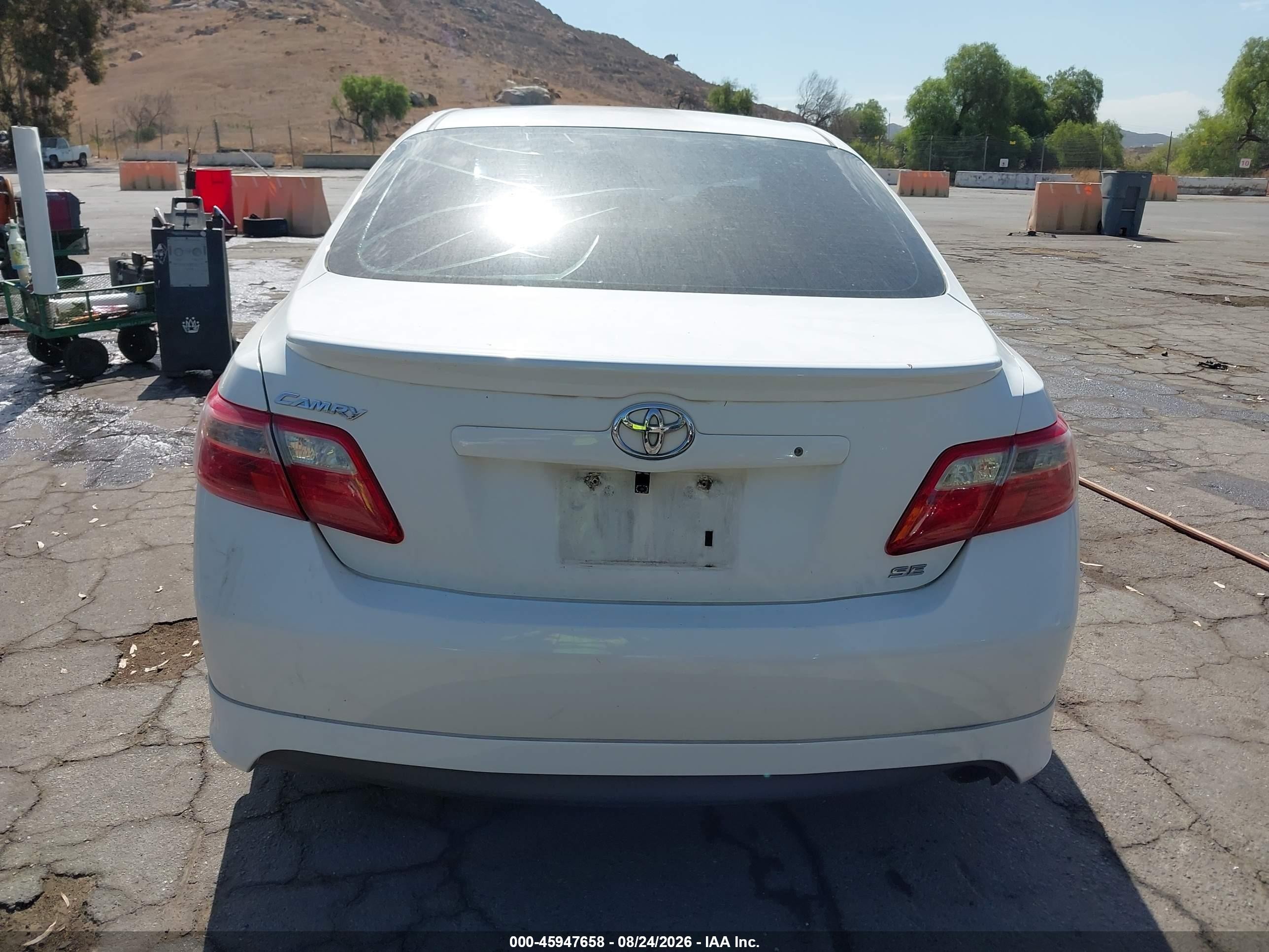 2009 Toyota Camry Se White vin: 4T1BE46K89U884653