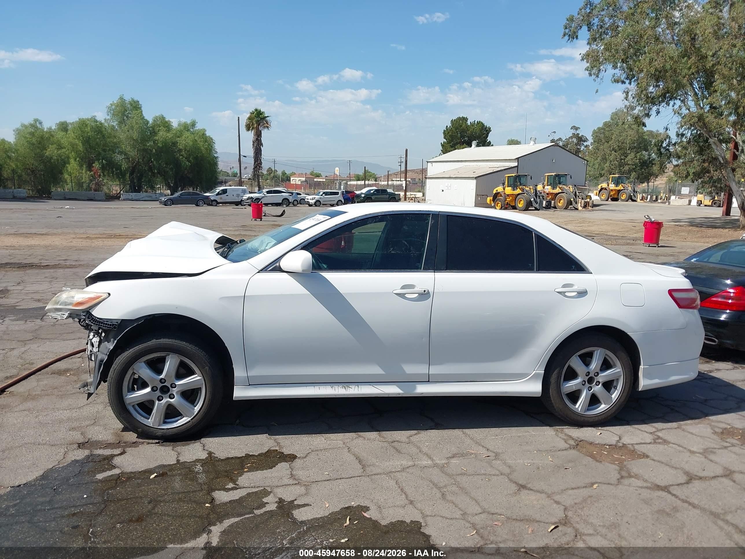2009 Toyota Camry Se White vin: 4T1BE46K89U884653