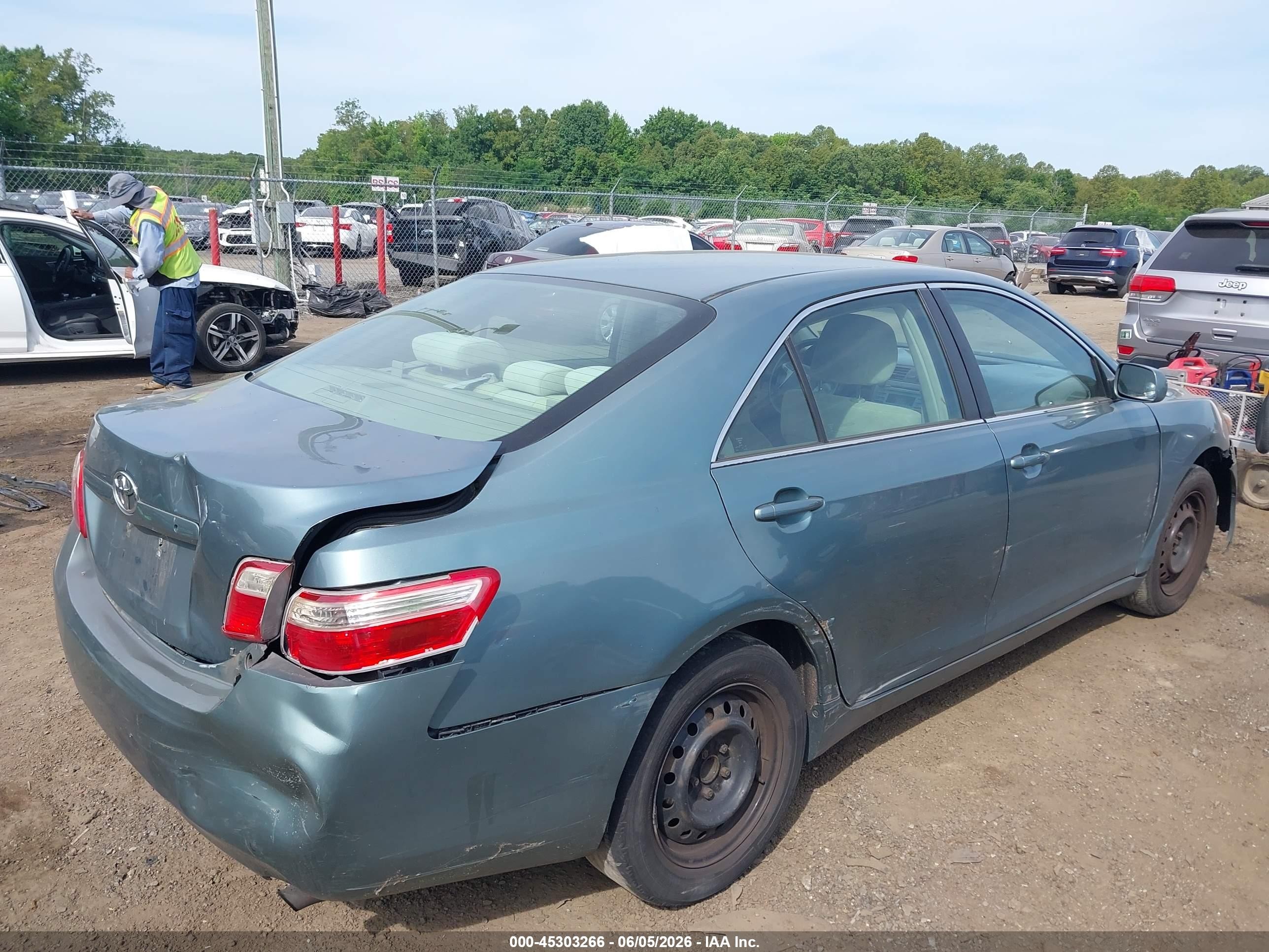 2009 Toyota Camry Le Teal vin: 4T1BE46K89U887634