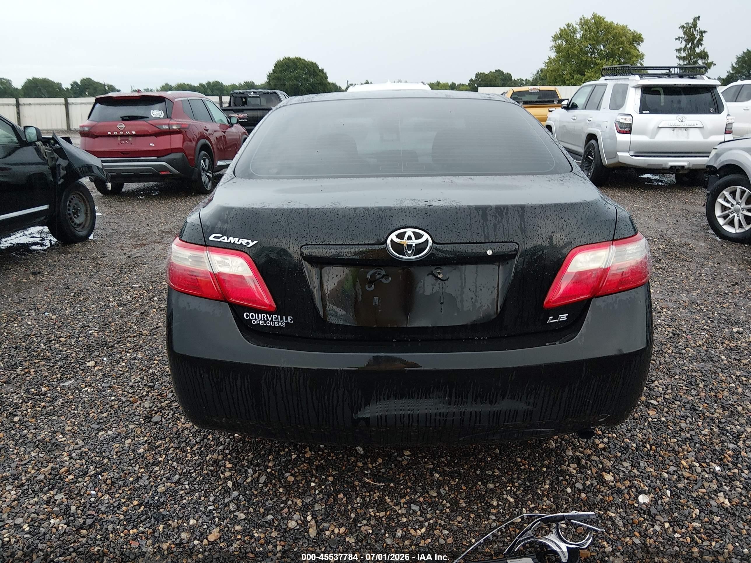2009 Toyota Camry Le Black vin: 4T1BE46K89U905260