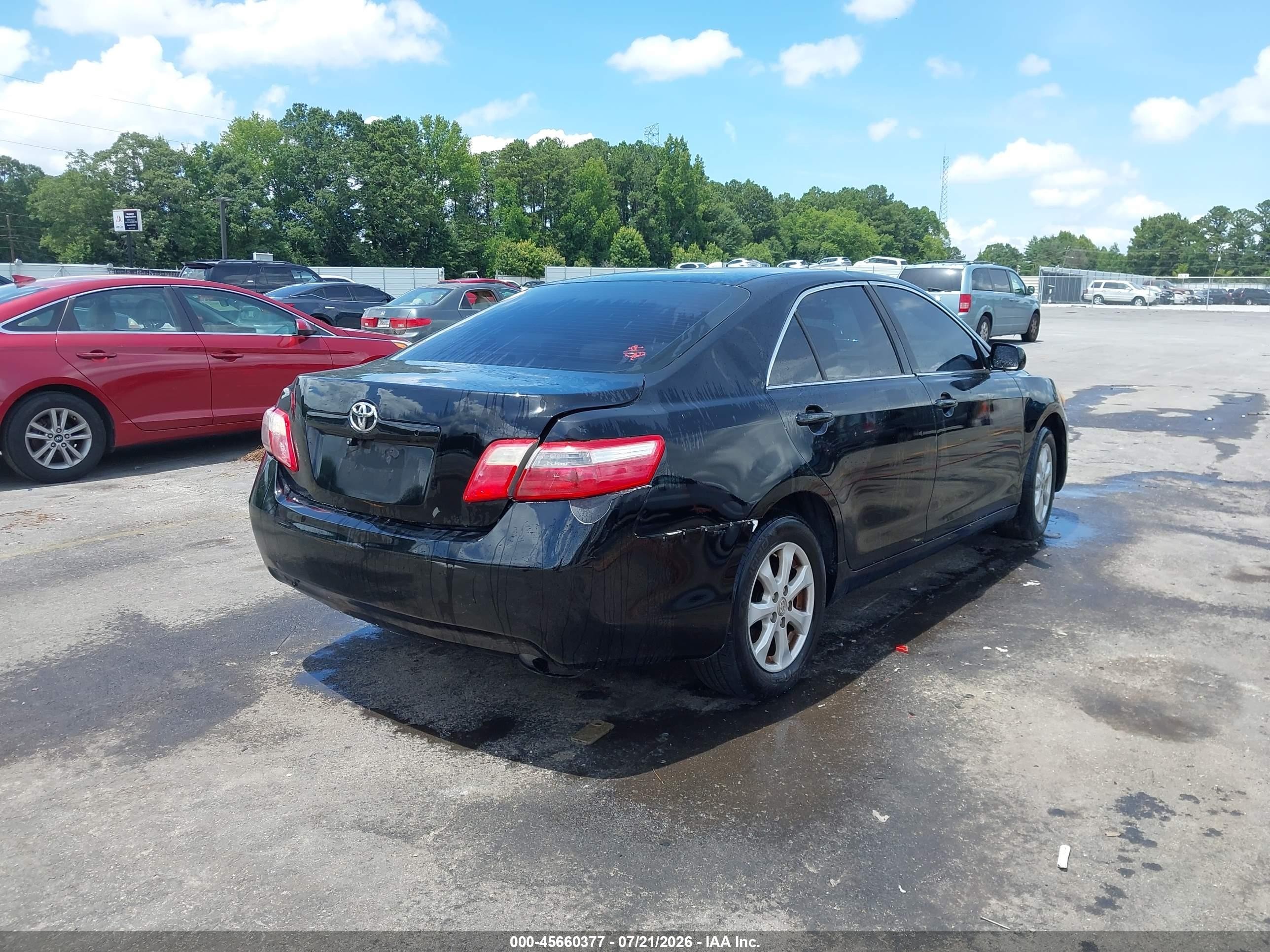 2009 Toyota Camry Le Black vin: 4T1BE46K89U919658