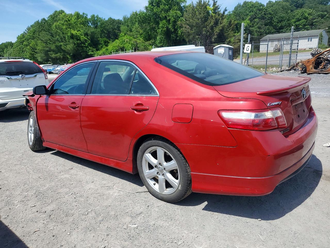 2007 Toyota Camry Se Красный vin: 4T1BE46K97U008610
