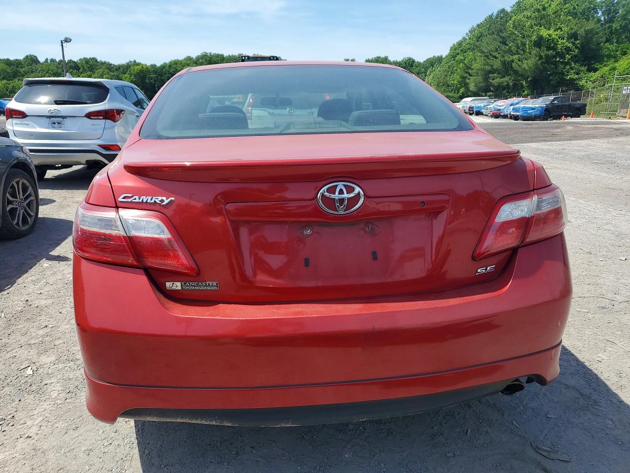 2007 Toyota Camry Se Красный vin: 4T1BE46K97U008610