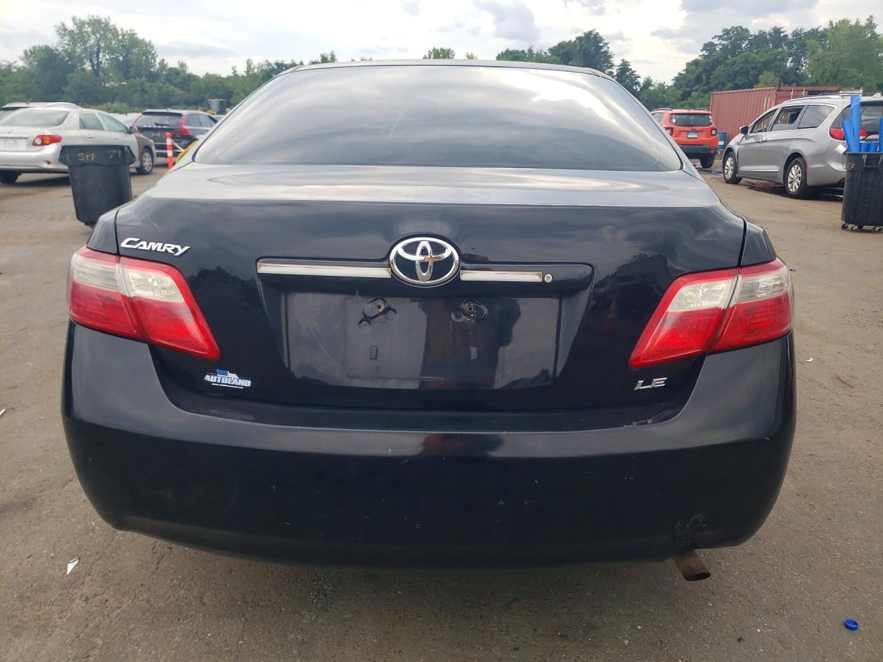 2007 Toyota Camry Le Black vin: 4T1BE46K97U013113