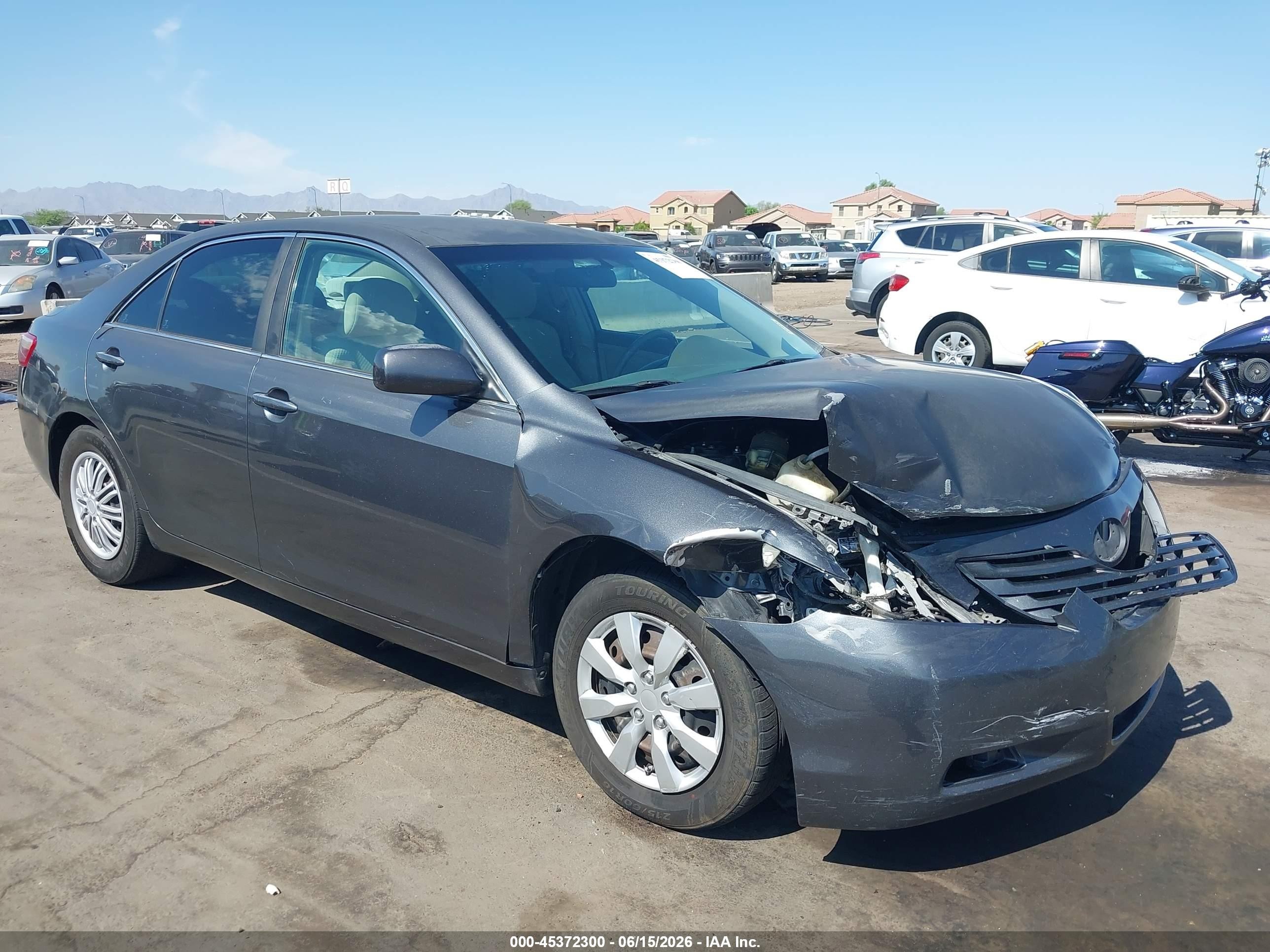 2007 Toyota Camry Le Gray vin: 4T1BE46K97U023883