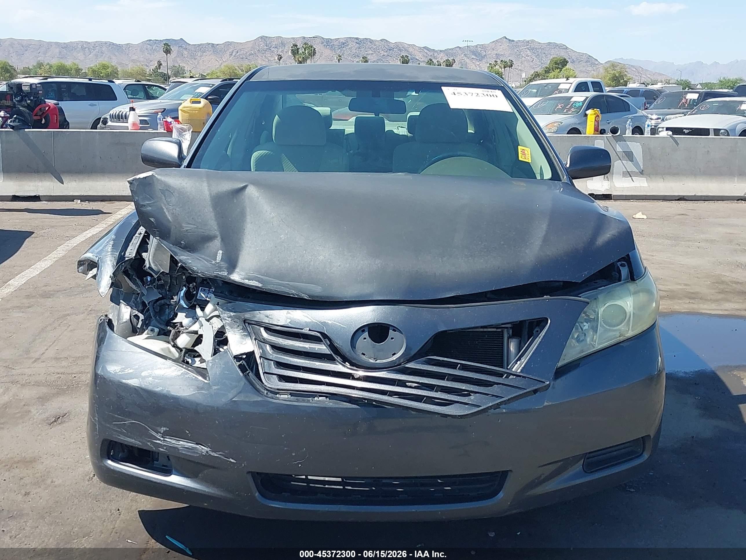 2007 Toyota Camry Le Gray vin: 4T1BE46K97U023883