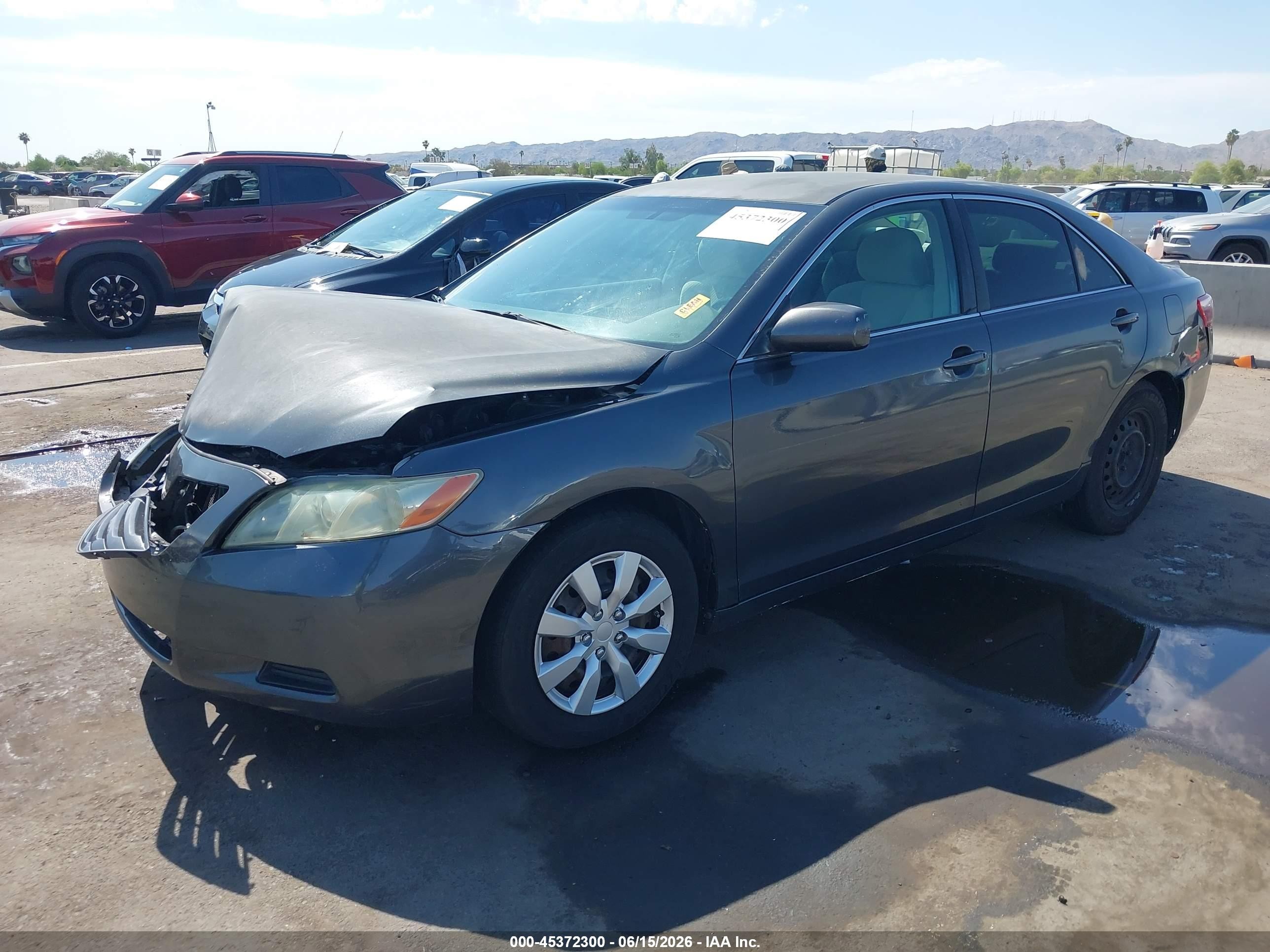 2007 Toyota Camry Le Gray vin: 4T1BE46K97U023883