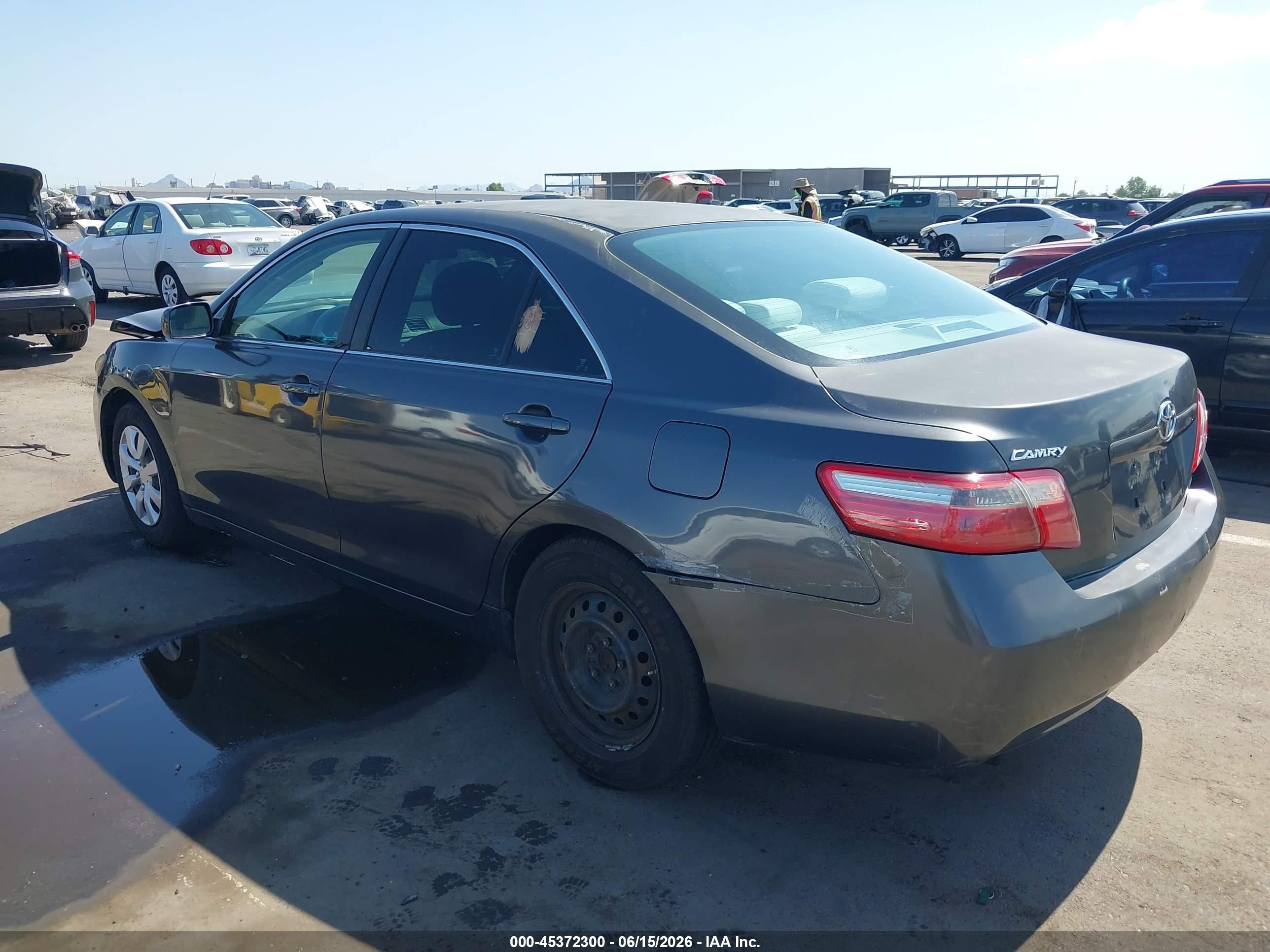 2007 Toyota Camry Le Gray vin: 4T1BE46K97U023883