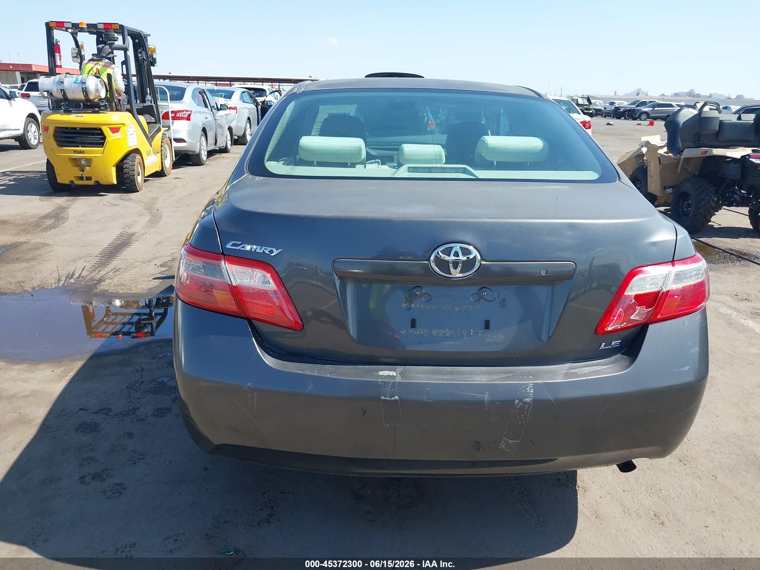 2007 Toyota Camry Le Gray vin: 4T1BE46K97U023883