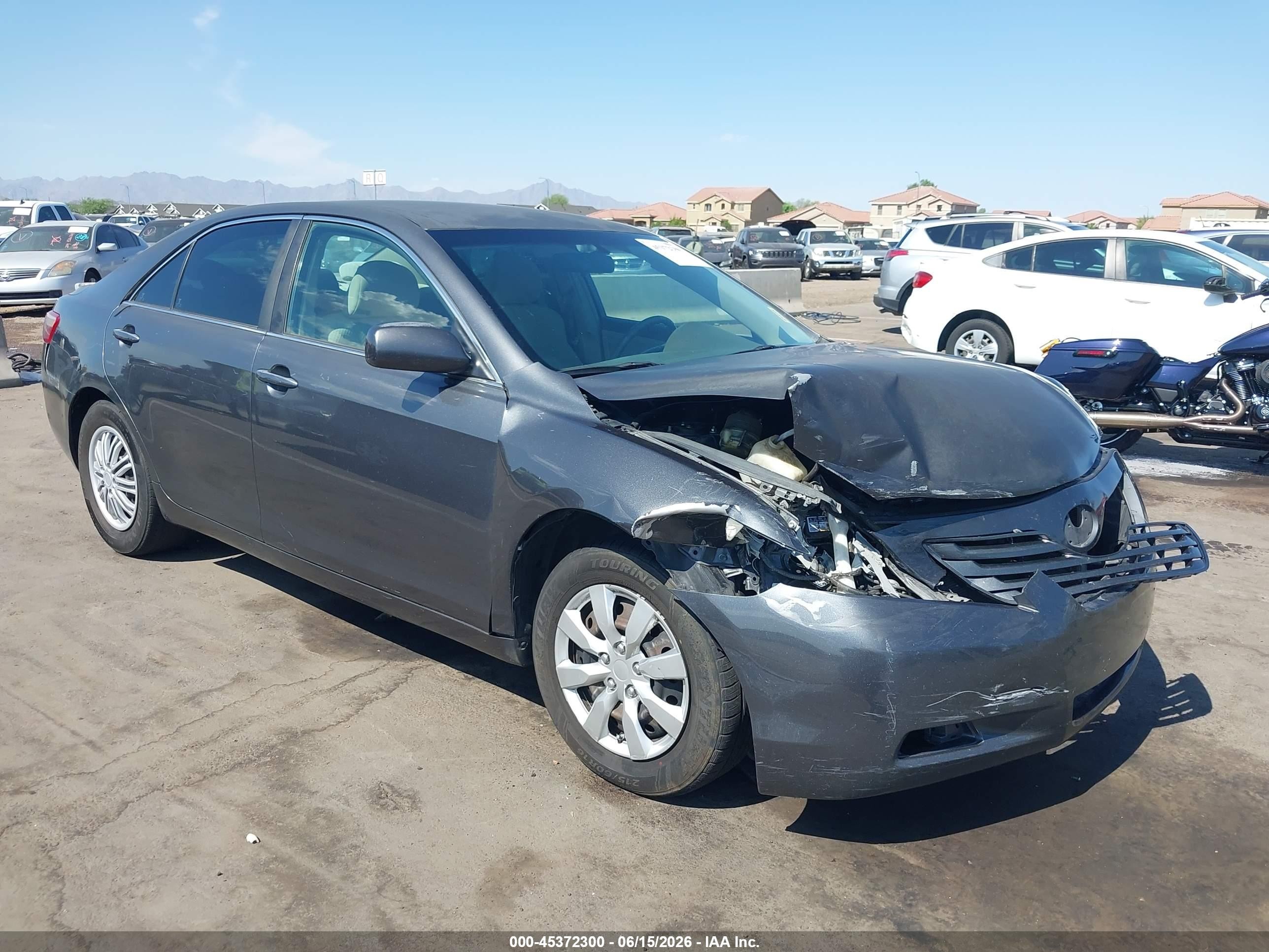 2007 Toyota Camry Le Gray vin: 4T1BE46K97U023883