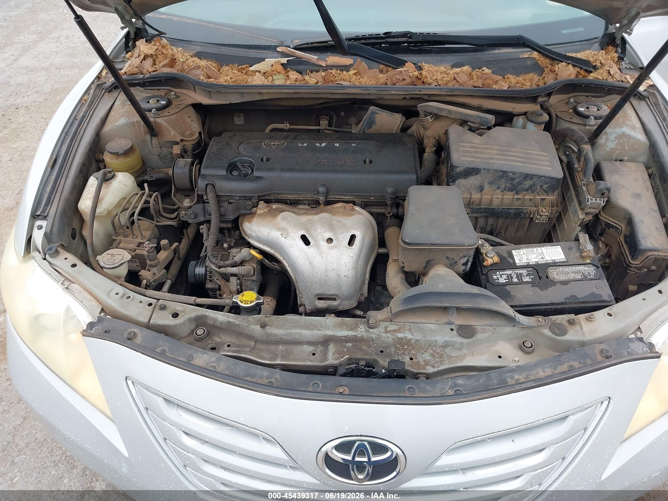 2007 Toyota Camry Le Silver vin: 4T1BE46K97U035564