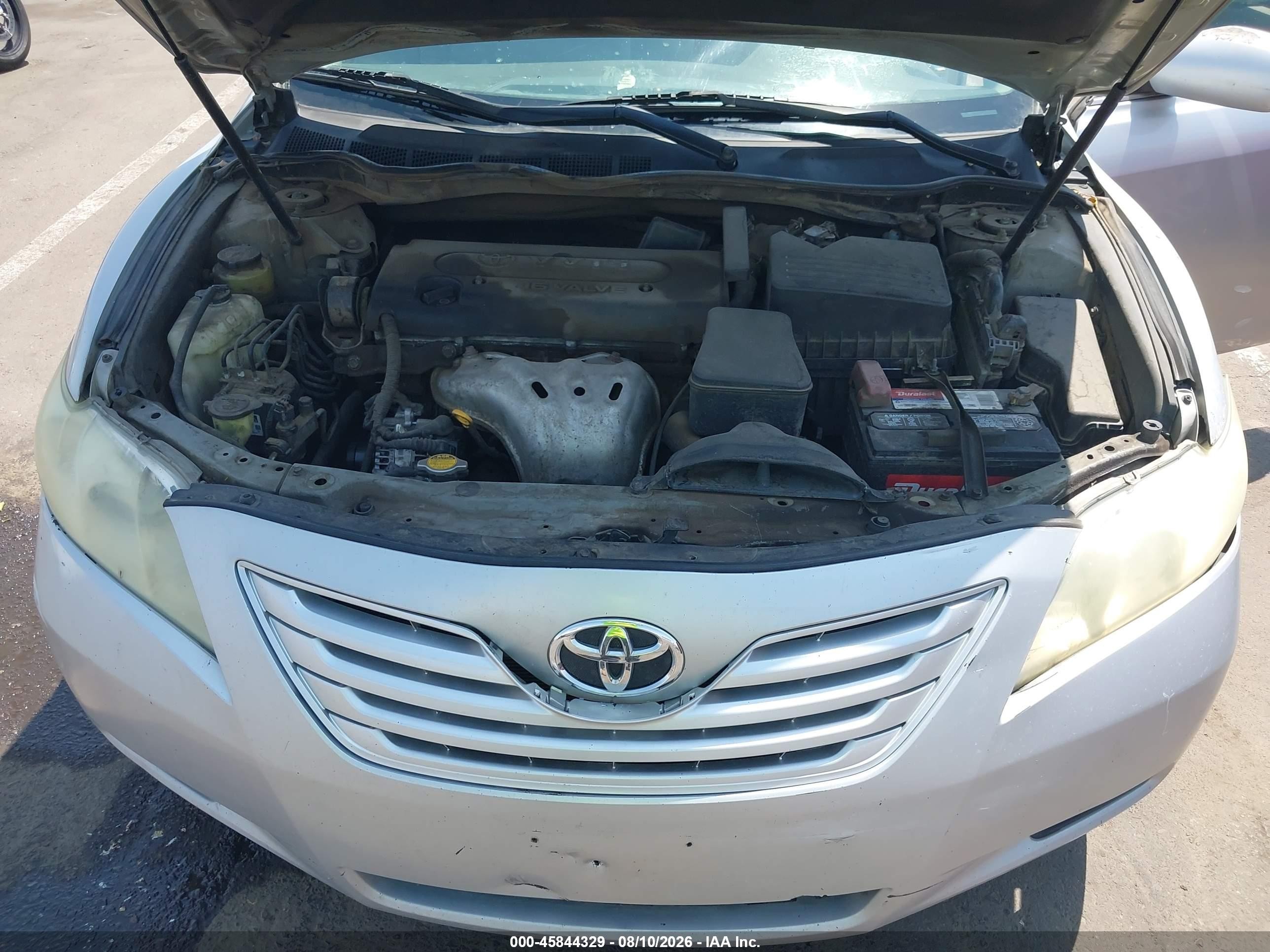 2007 Toyota Camry Le Silver vin: 4T1BE46K97U051912