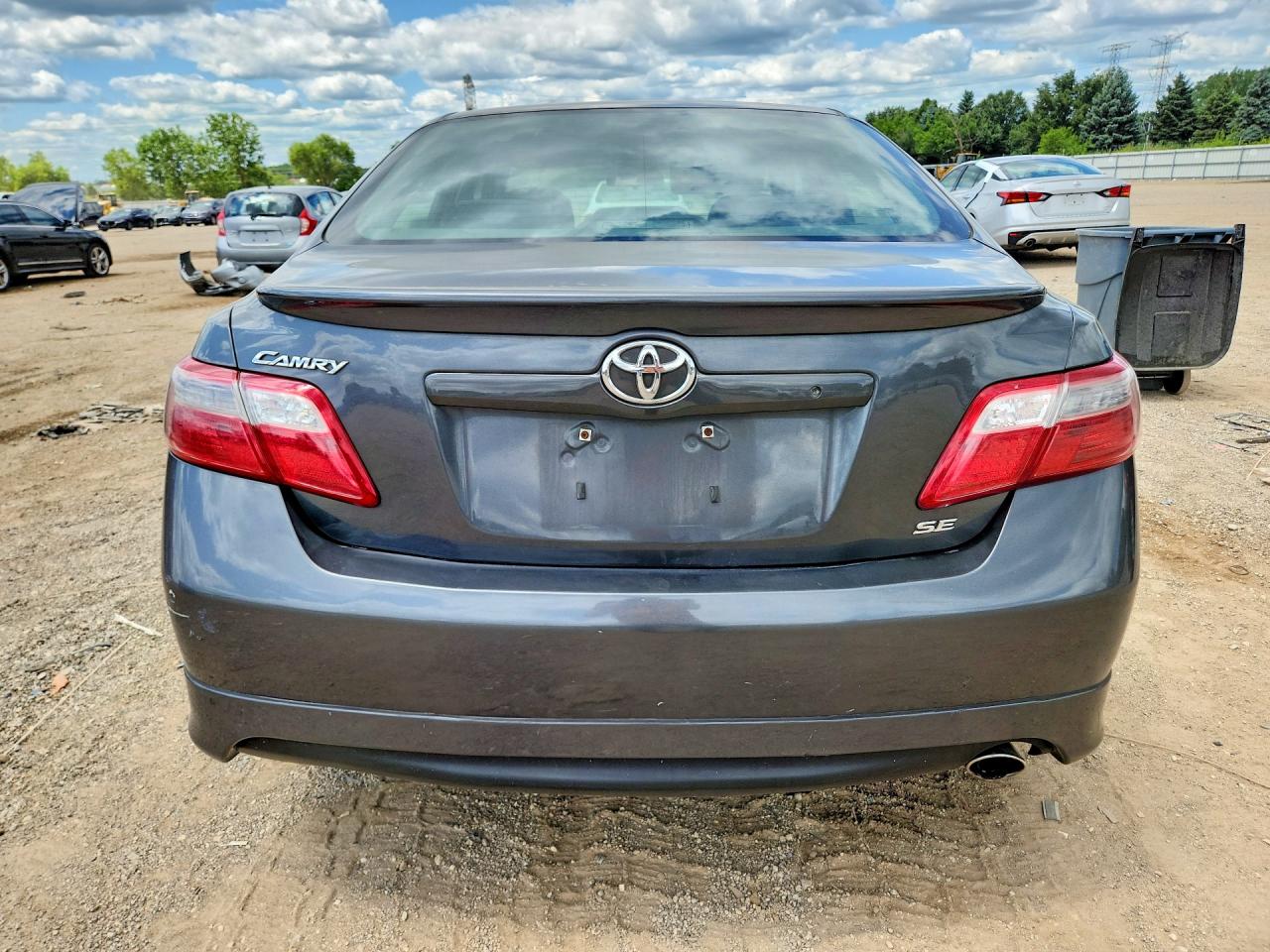 2007 Toyota Camry Se Gray vin: 4T1BE46K97U059007