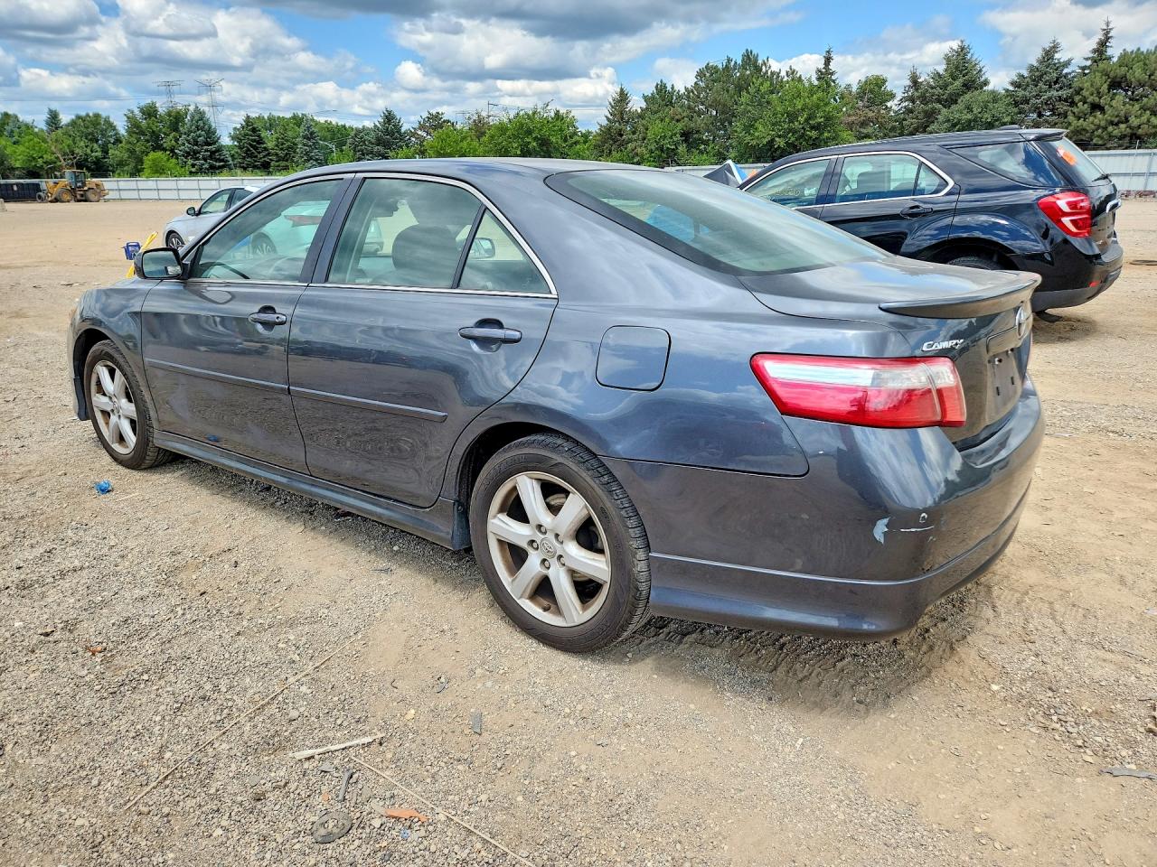 2007 Toyota Camry Se Gray vin: 4T1BE46K97U059007