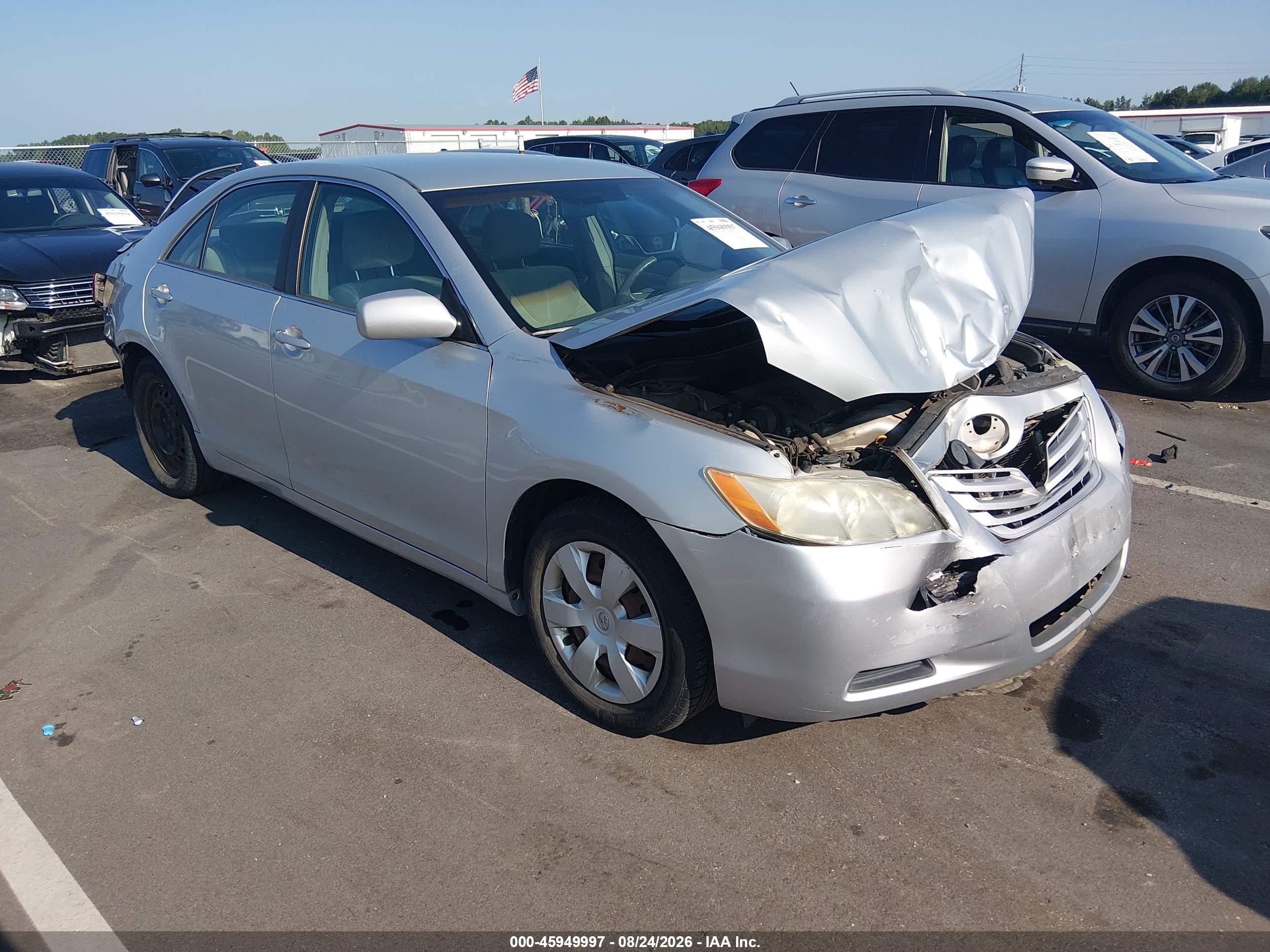 2007 Toyota Camry Le Серебряный vin: 4T1BE46K97U069682