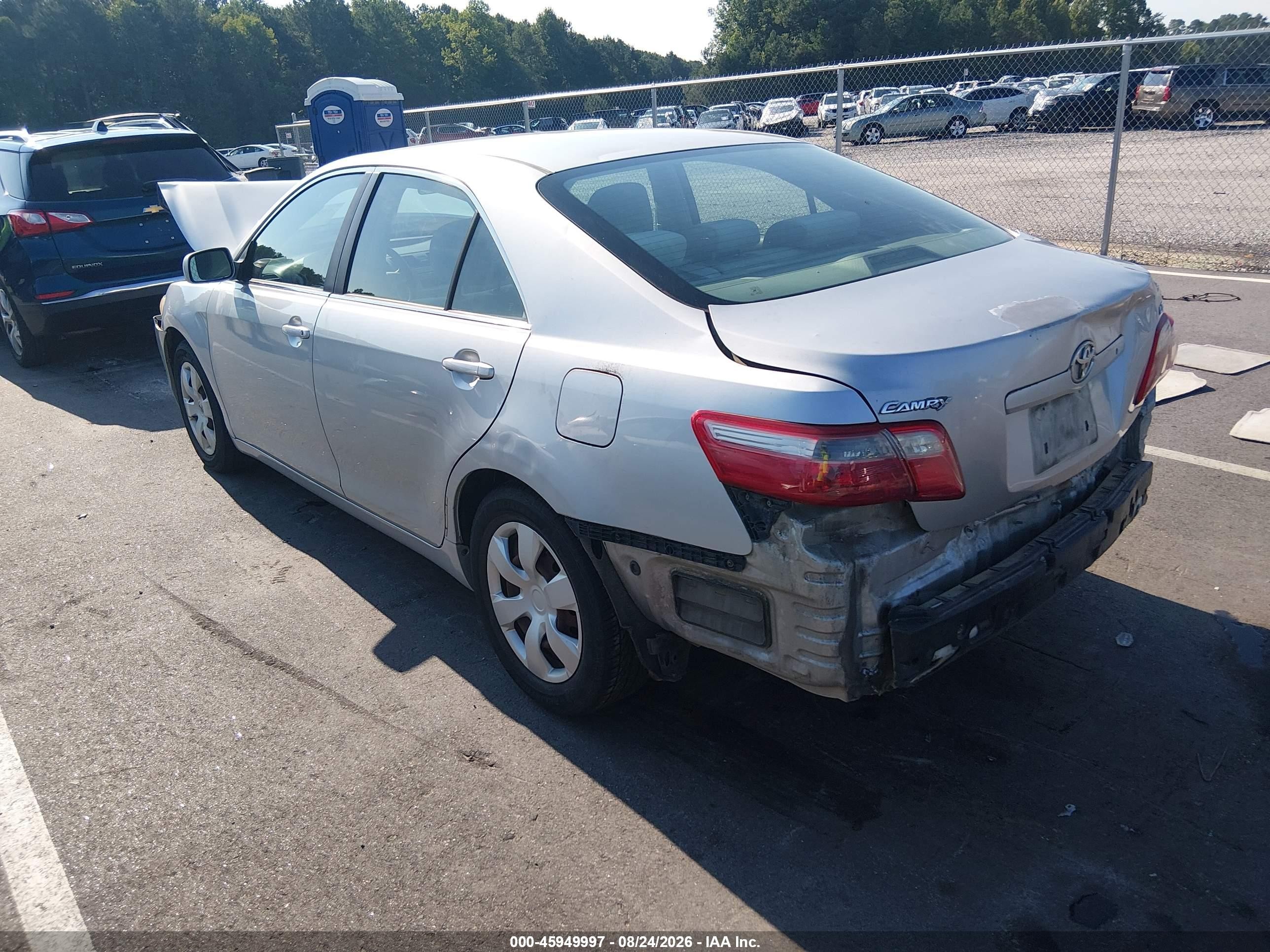 2007 Toyota Camry Le Серебряный vin: 4T1BE46K97U069682