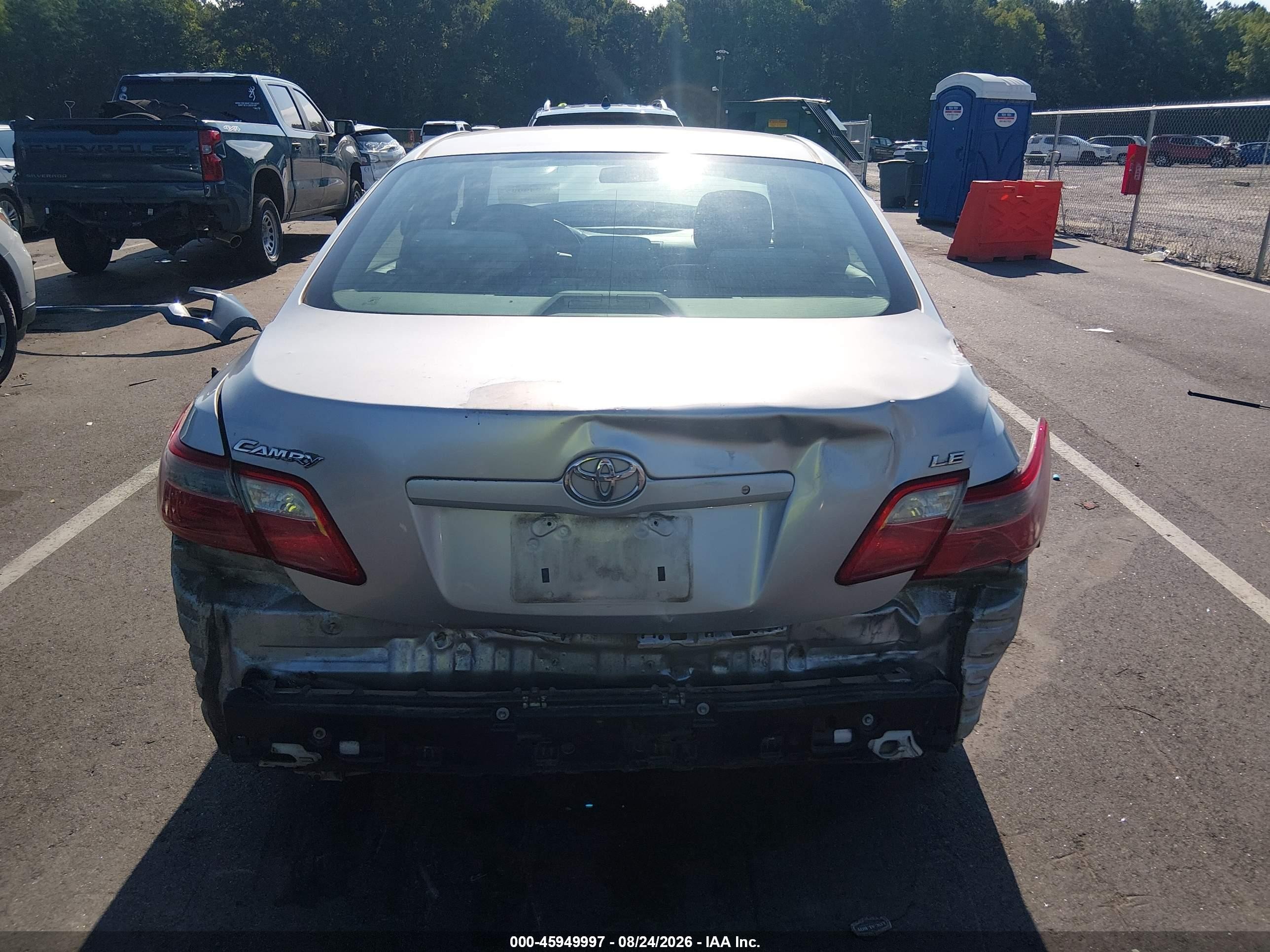 2007 Toyota Camry Le Серебряный vin: 4T1BE46K97U069682