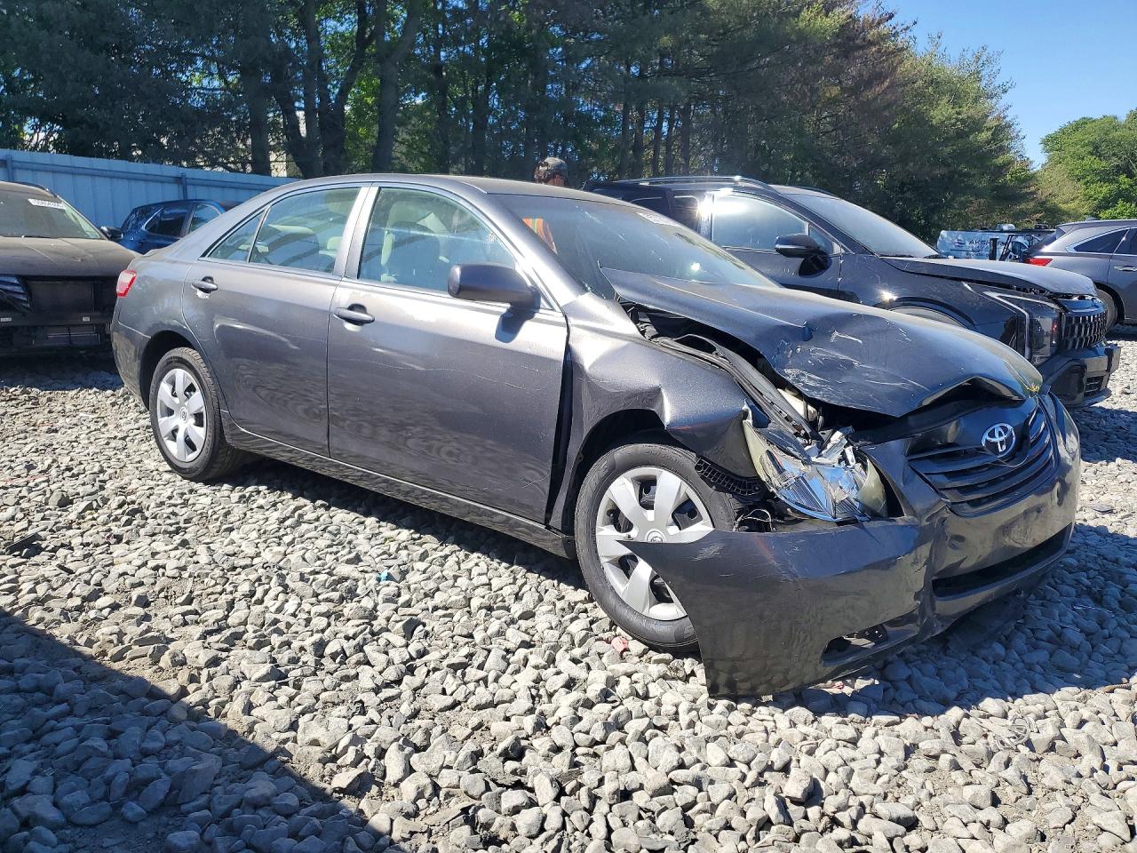 2007 Toyota Camry Le Gray vin: 4T1BE46K97U072582