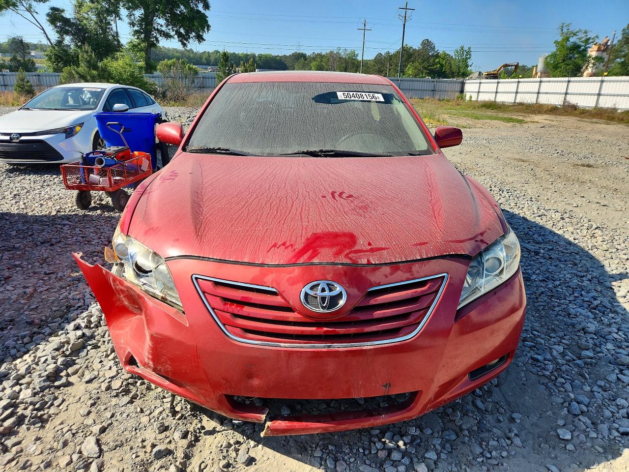 2007 Toyota Camry Xle Red vin: 4T1BE46K97U087986