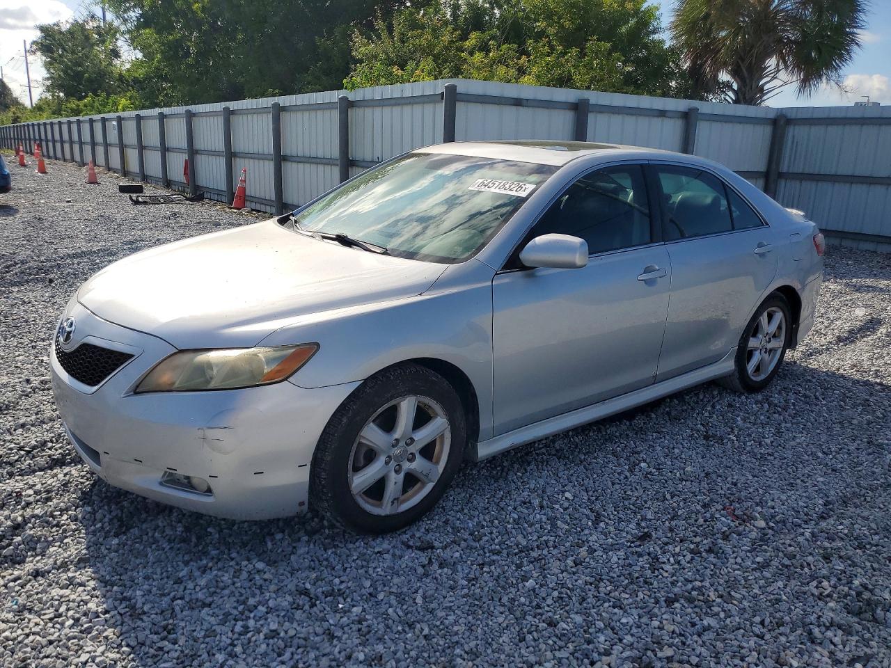2007 Toyota Camry Se Серебряный vin: 4T1BE46K97U092315