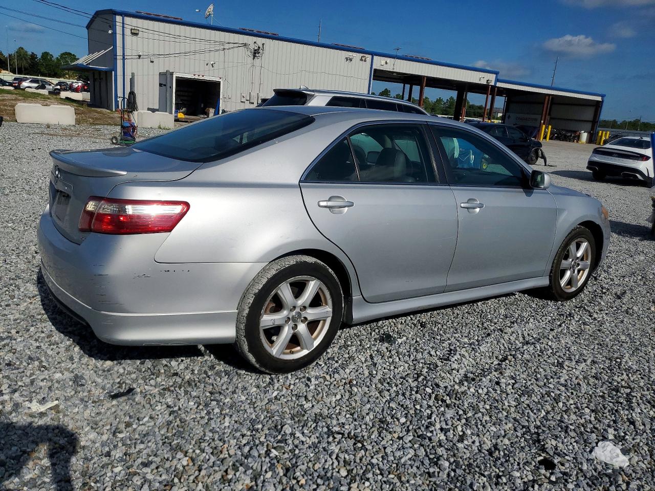 2007 Toyota Camry Se Silver vin: 4T1BE46K97U092315
