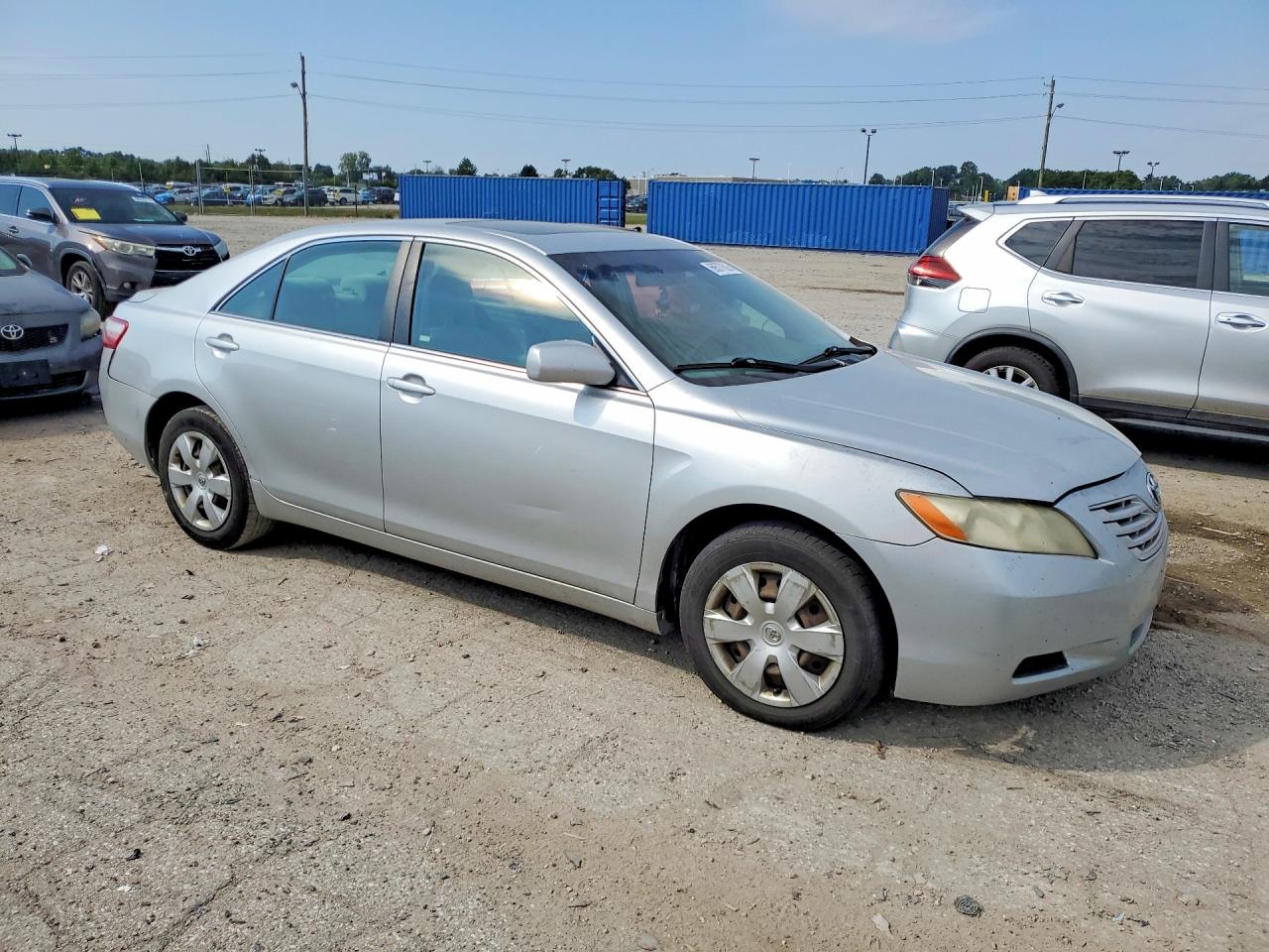 2007 Toyota Camry Le Silver vin: 4T1BE46K97U096879