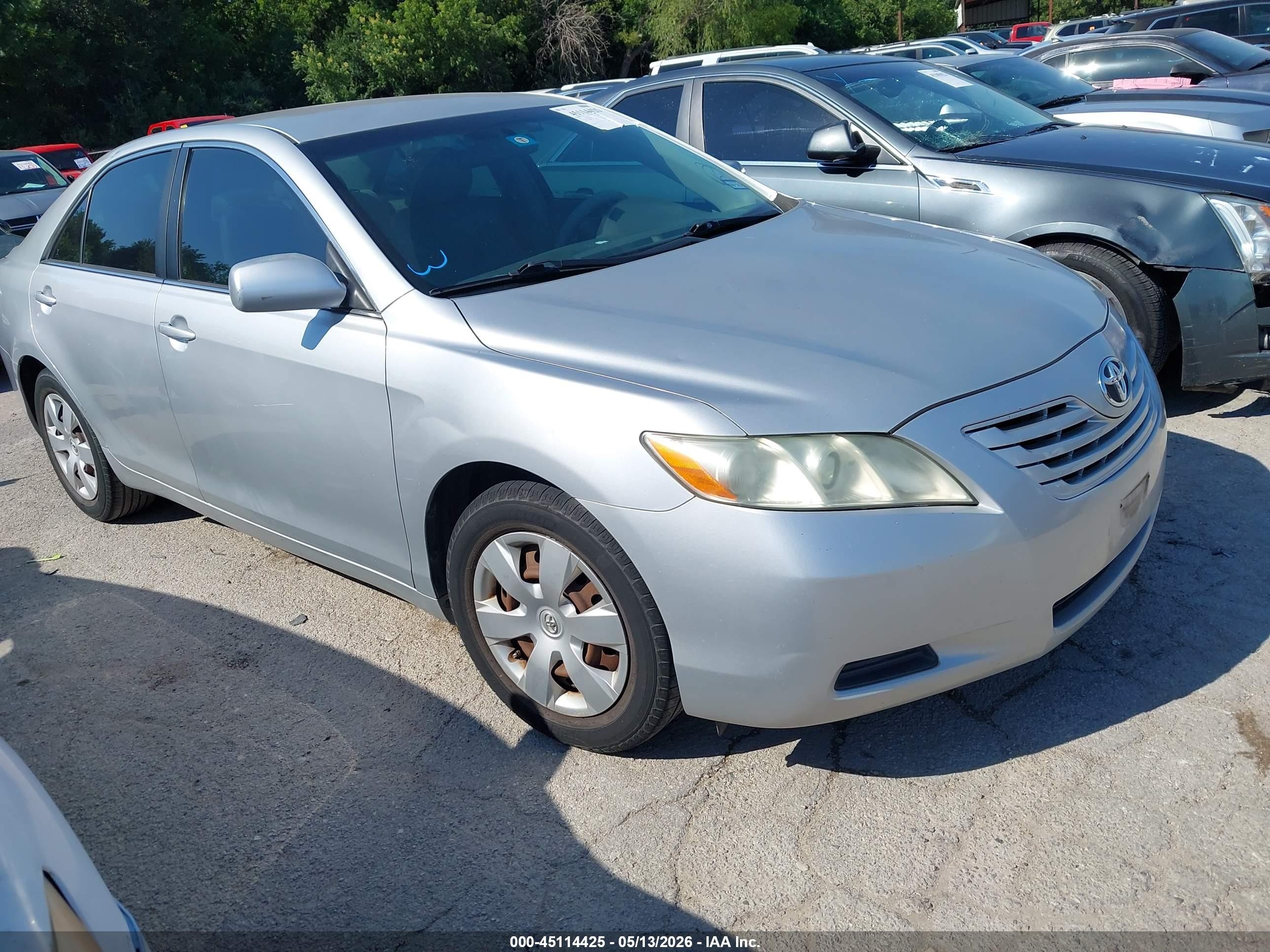 2007 Toyota Camry Le Silver vin: 4T1BE46K97U099992