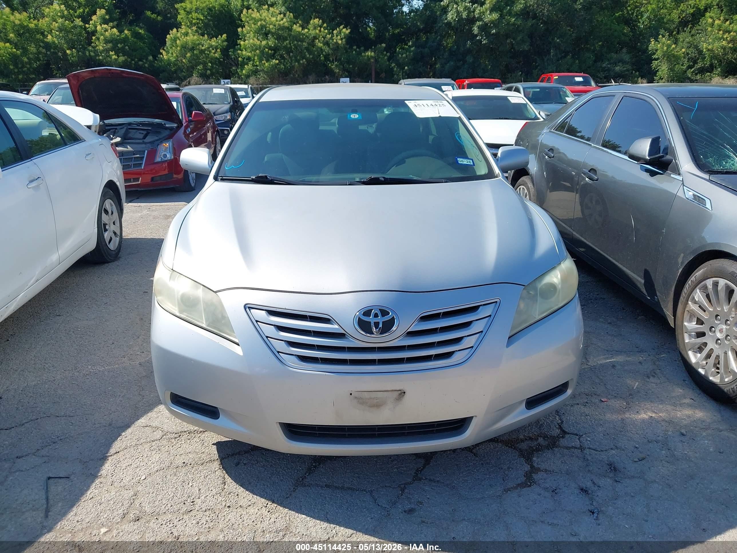 2007 Toyota Camry Le Silver vin: 4T1BE46K97U099992