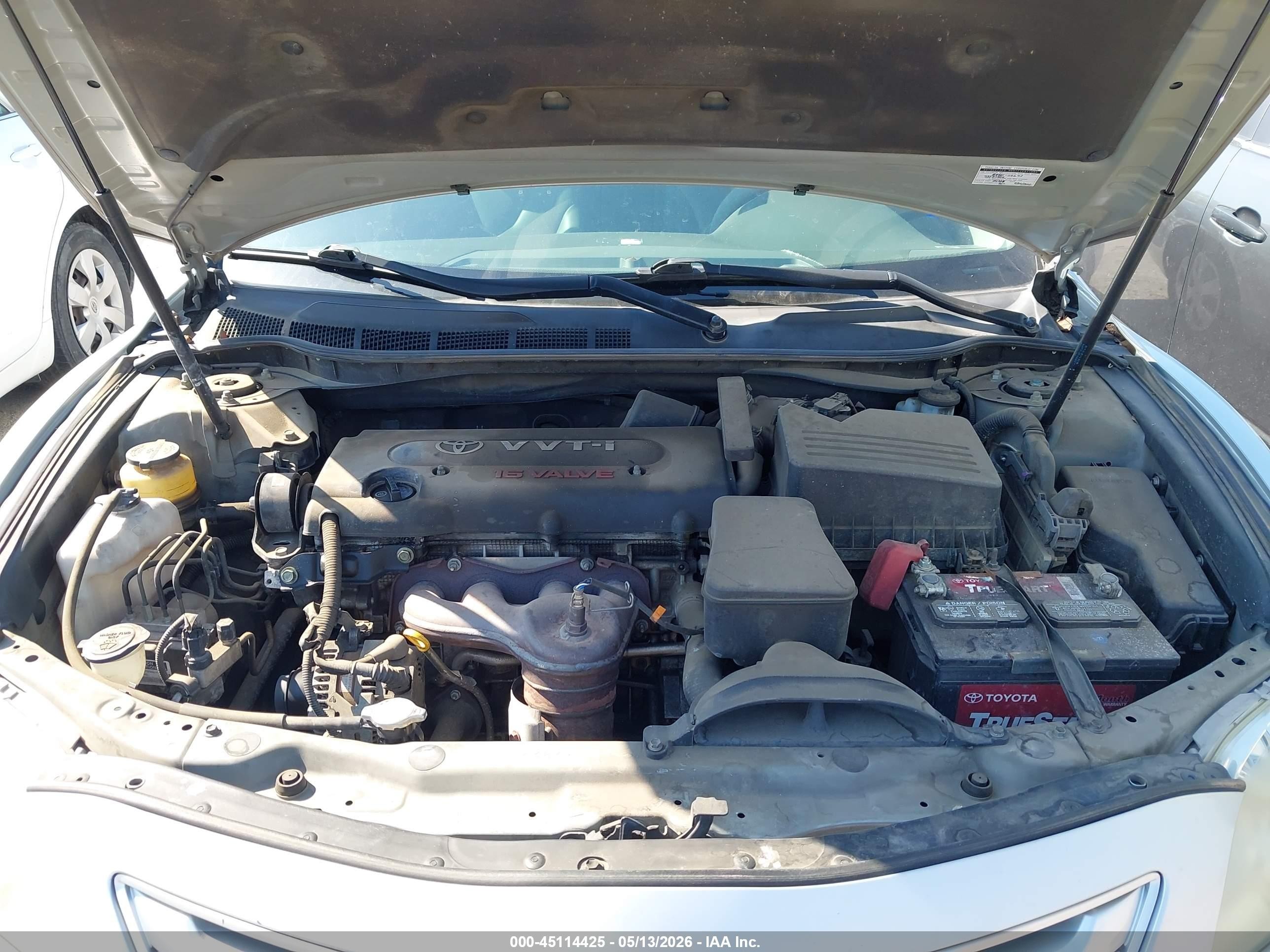 2007 Toyota Camry Le Silver vin: 4T1BE46K97U099992