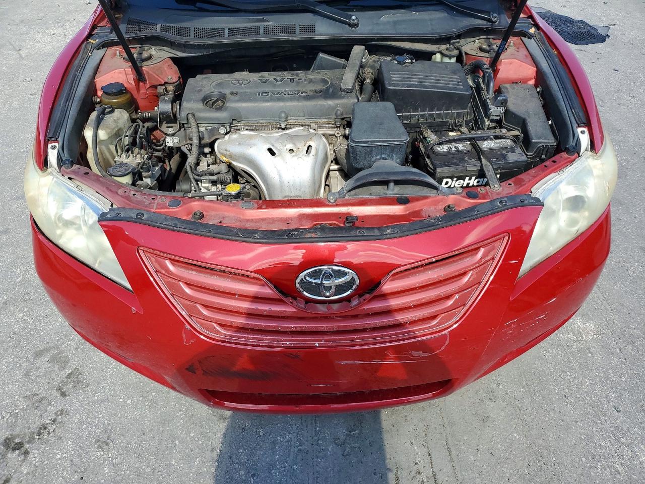 2007 Toyota Camry Le Красный vin: 4T1BE46K97U121036