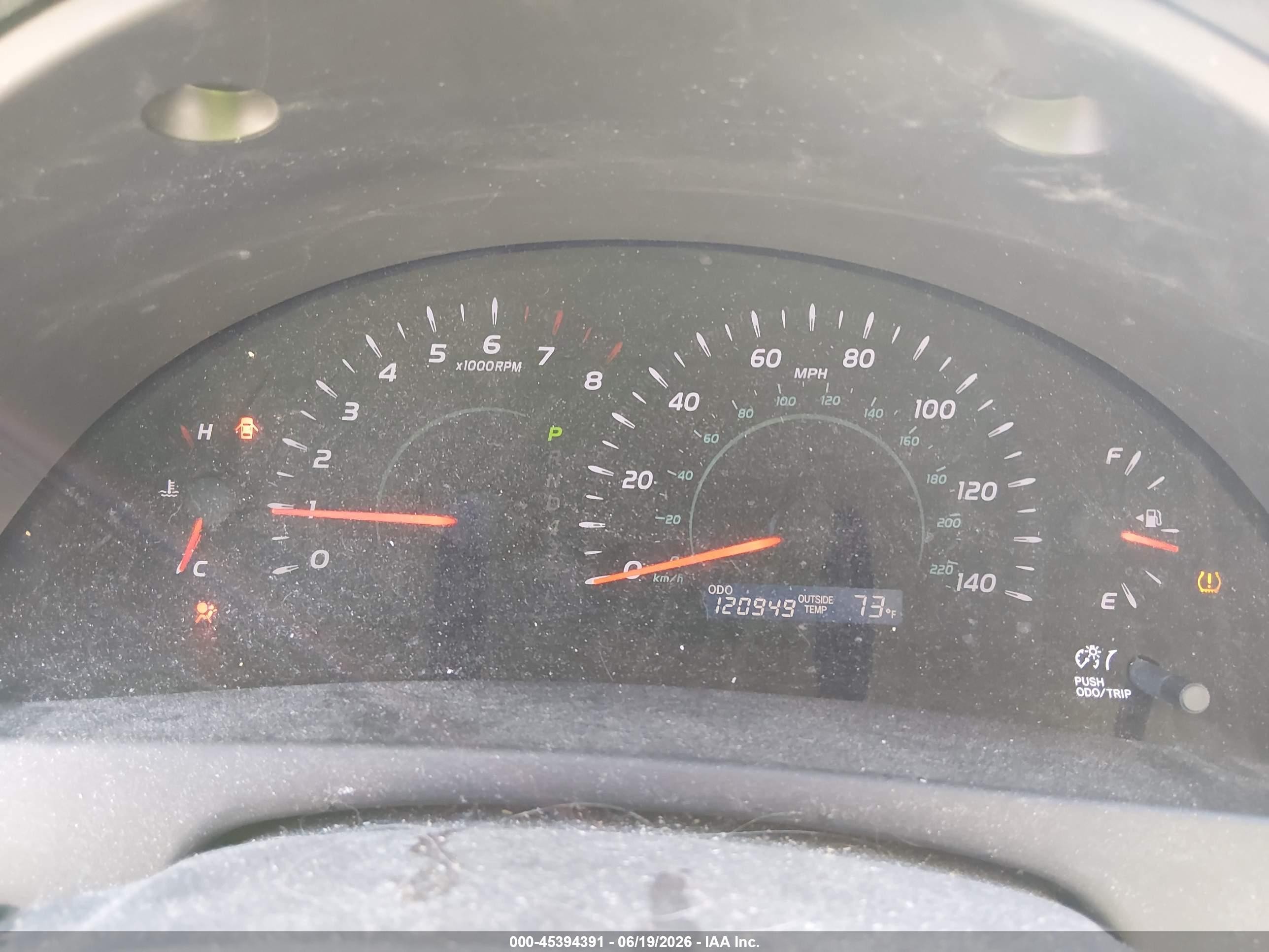 2007 Toyota Camry Le Красный vin: 4T1BE46K97U123272