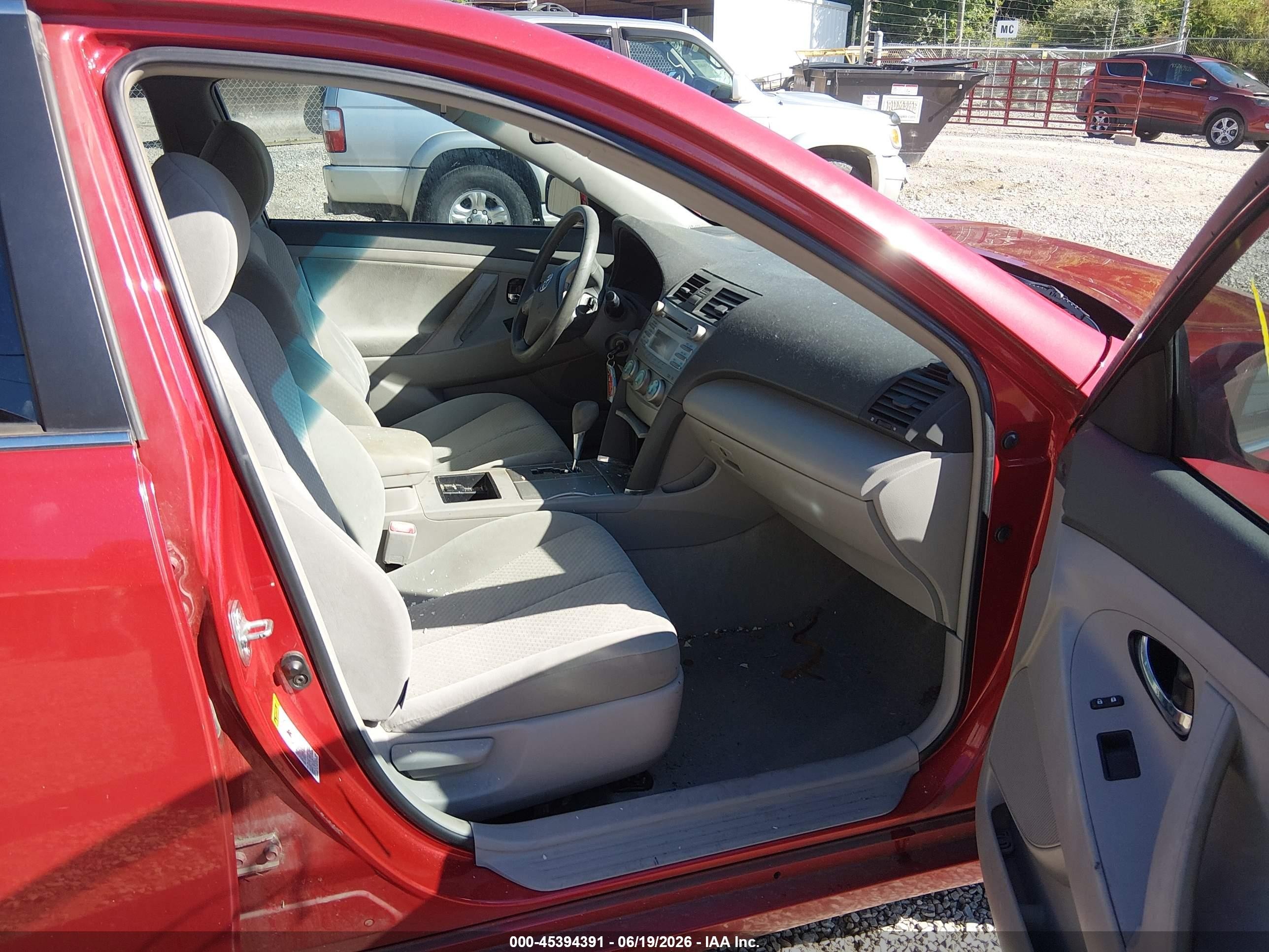 2007 Toyota Camry Le Красный vin: 4T1BE46K97U123272