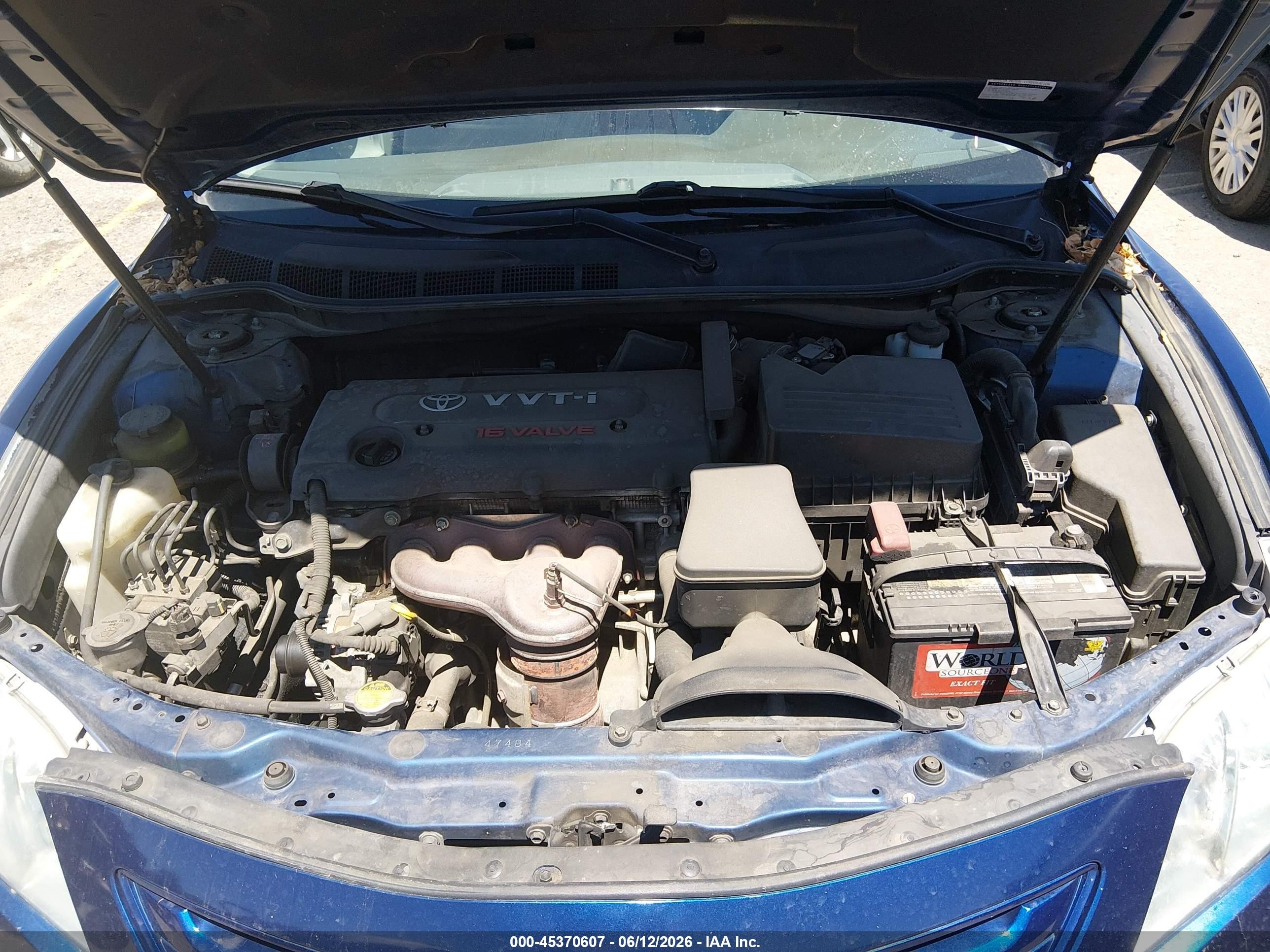2007 Toyota Camry Ce Blue vin: 4T1BE46K97U124292