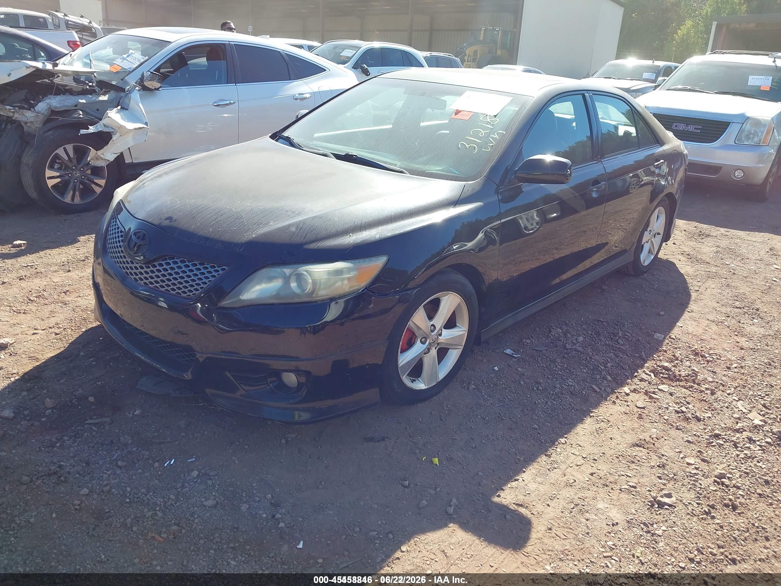 2007 Toyota Camry Se Black vin: 4T1BE46K97U159396