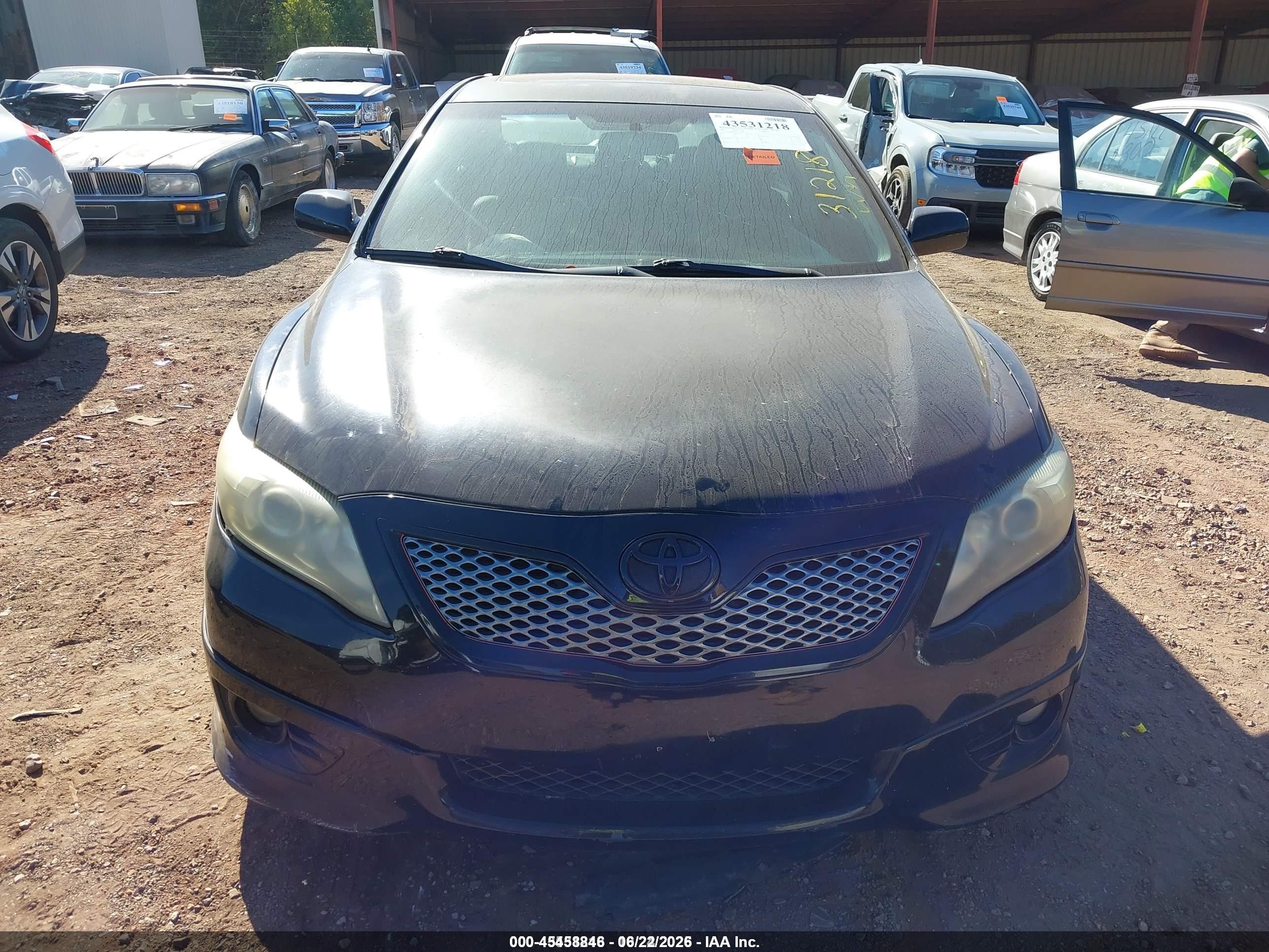 2007 Toyota Camry Se Black vin: 4T1BE46K97U159396