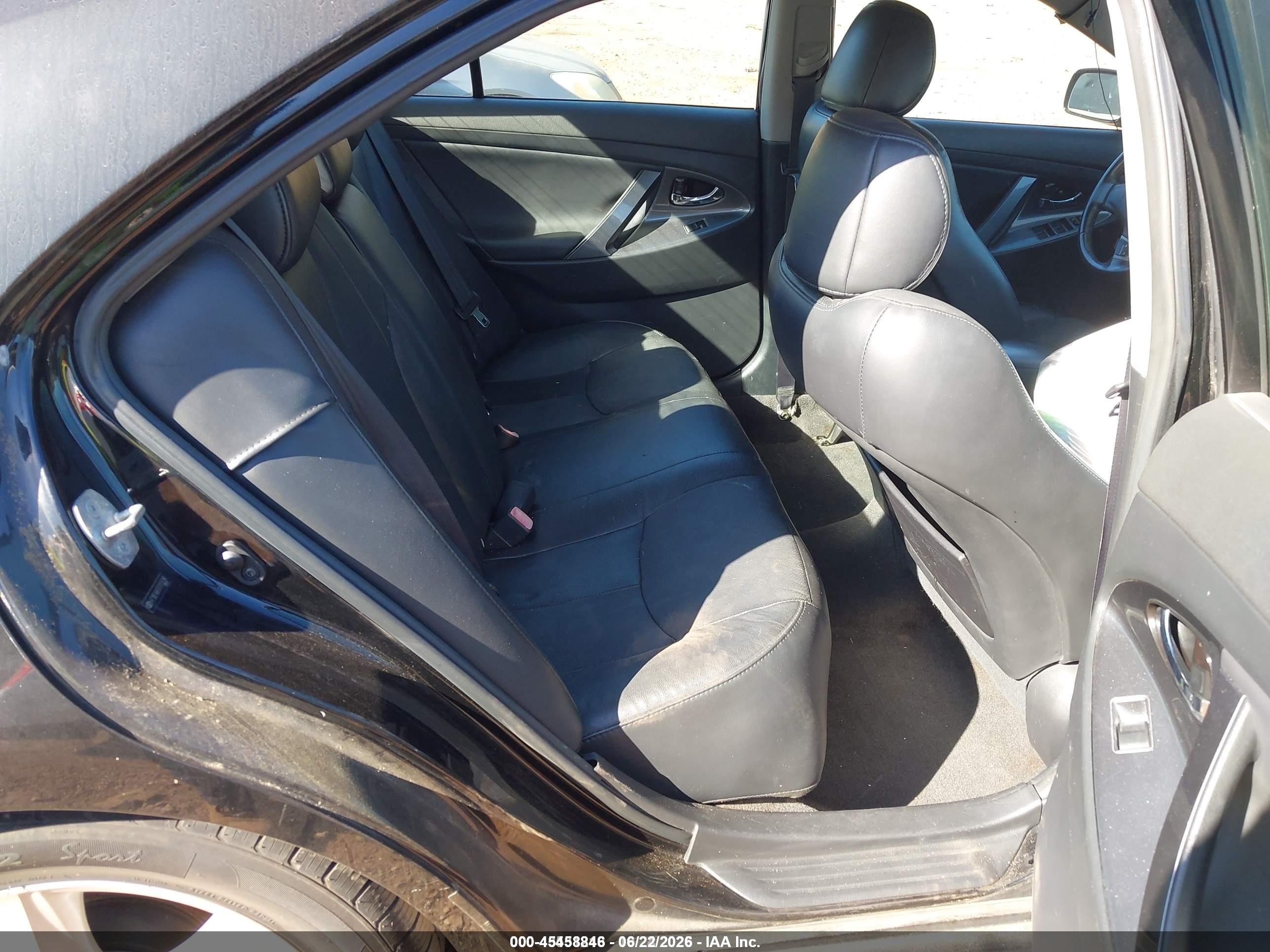 2007 Toyota Camry Se Black vin: 4T1BE46K97U159396