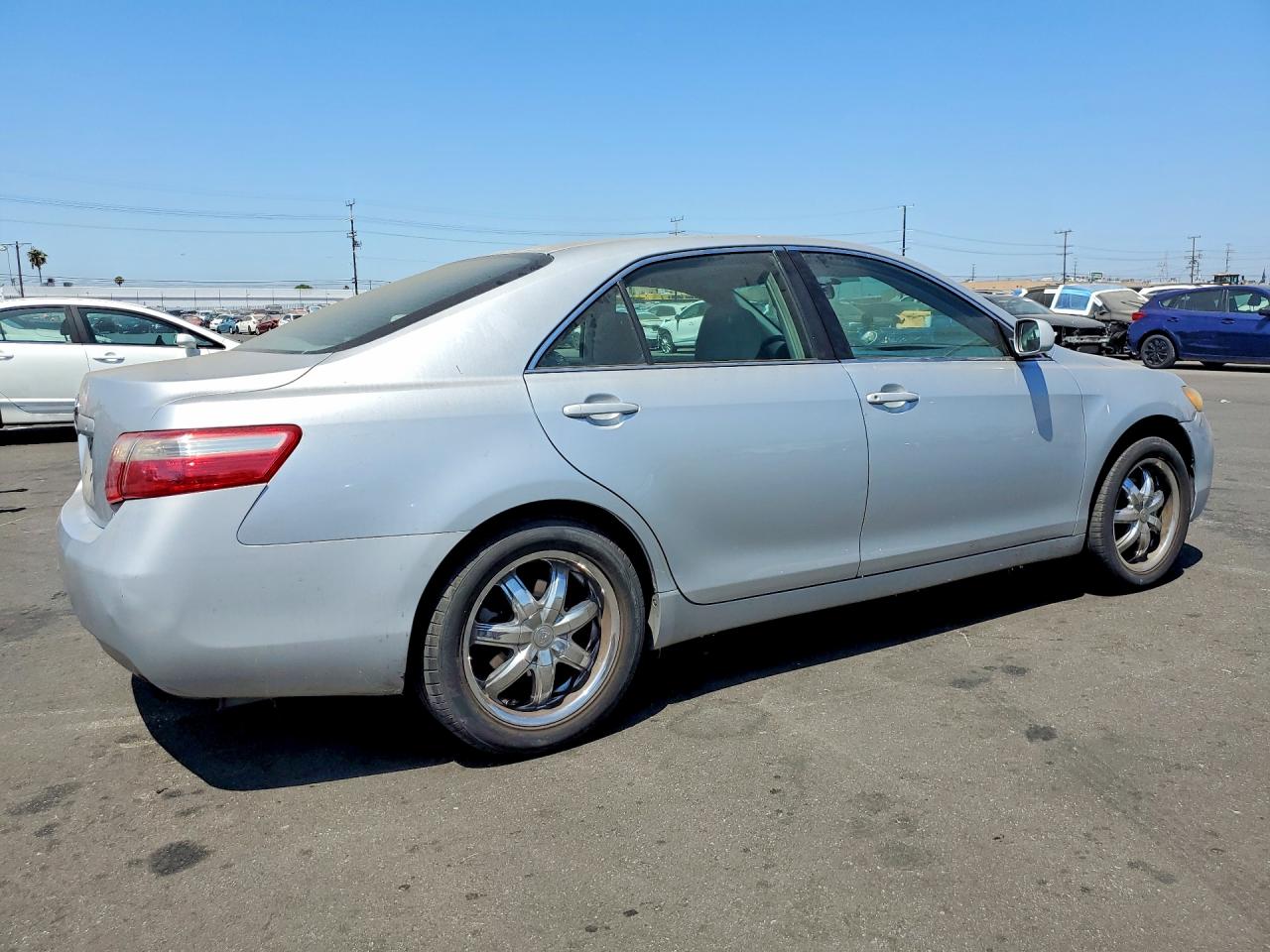 2007 Toyota Camry Ce Silver vin: 4T1BE46K97U165022