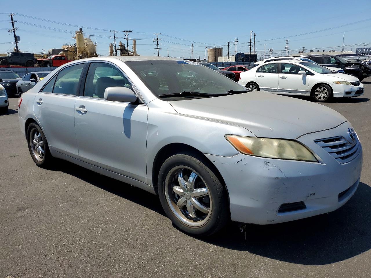 2007 Toyota Camry Ce Silver vin: 4T1BE46K97U165022