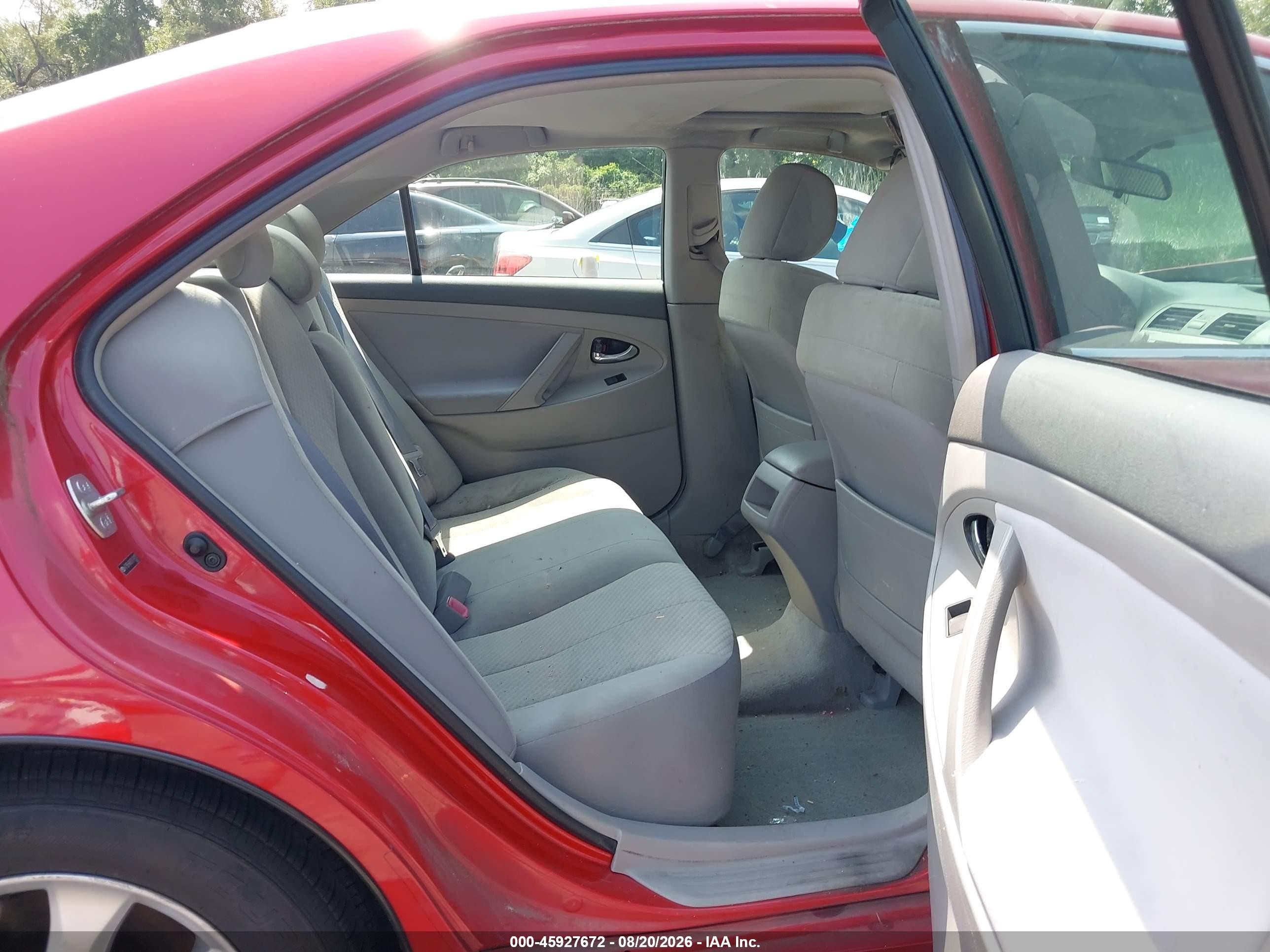 2007 Toyota Camry Le Red vin: 4T1BE46K97U174917
